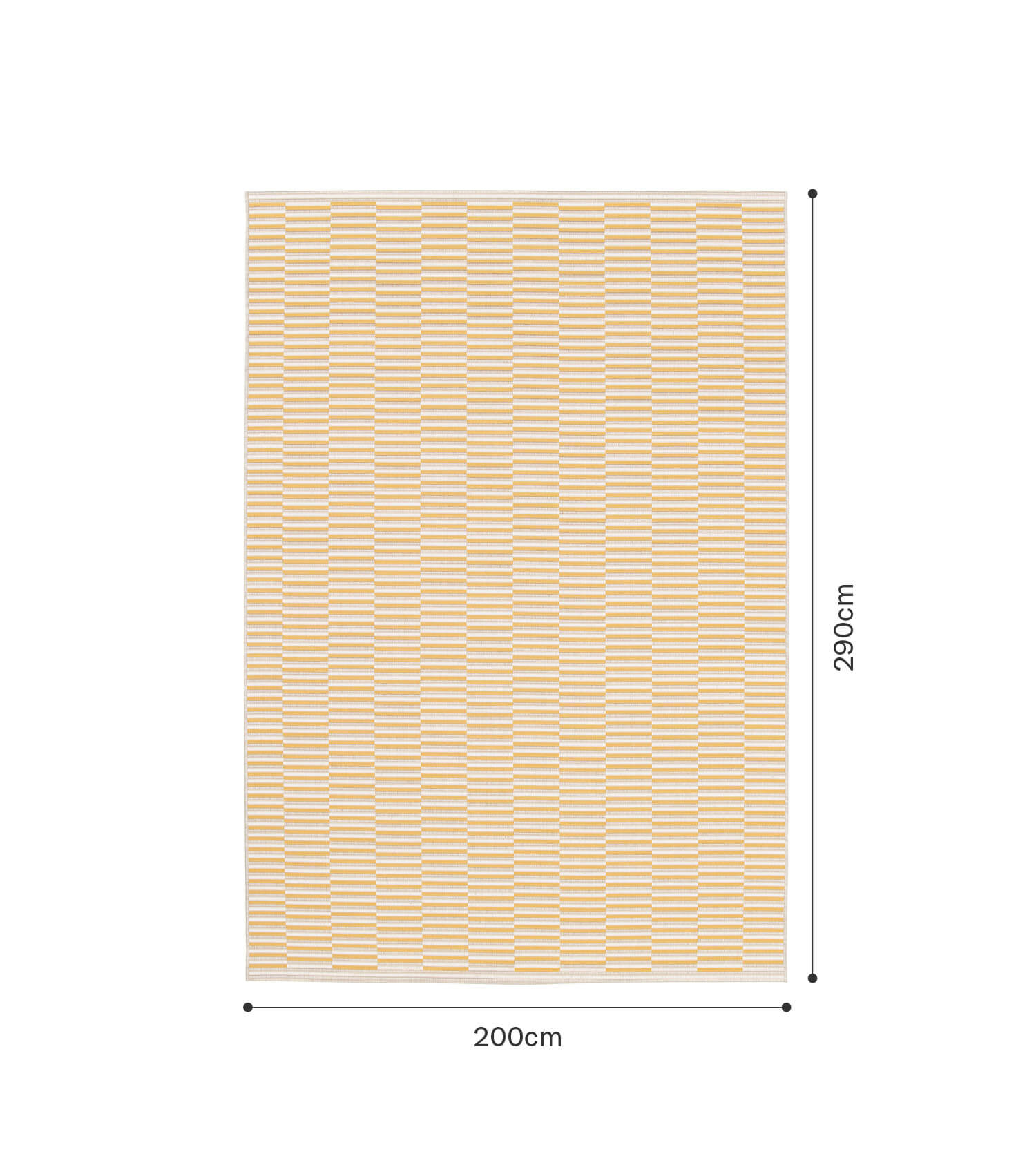 Wetterfester Outdoor Teppich Läufer oder Wohnzimmerteppich