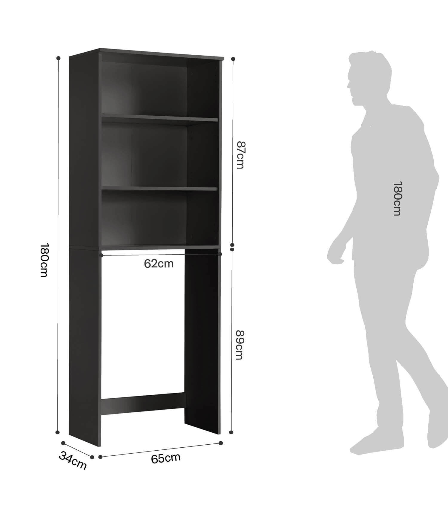 Waschmaschinenschrank Überbauschrank Toilettenregal Badregal Überbau