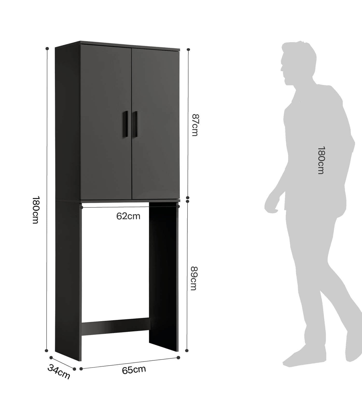 Waschmaschinenschrank Überbauschrank Toilettenregal Badregal Überbau