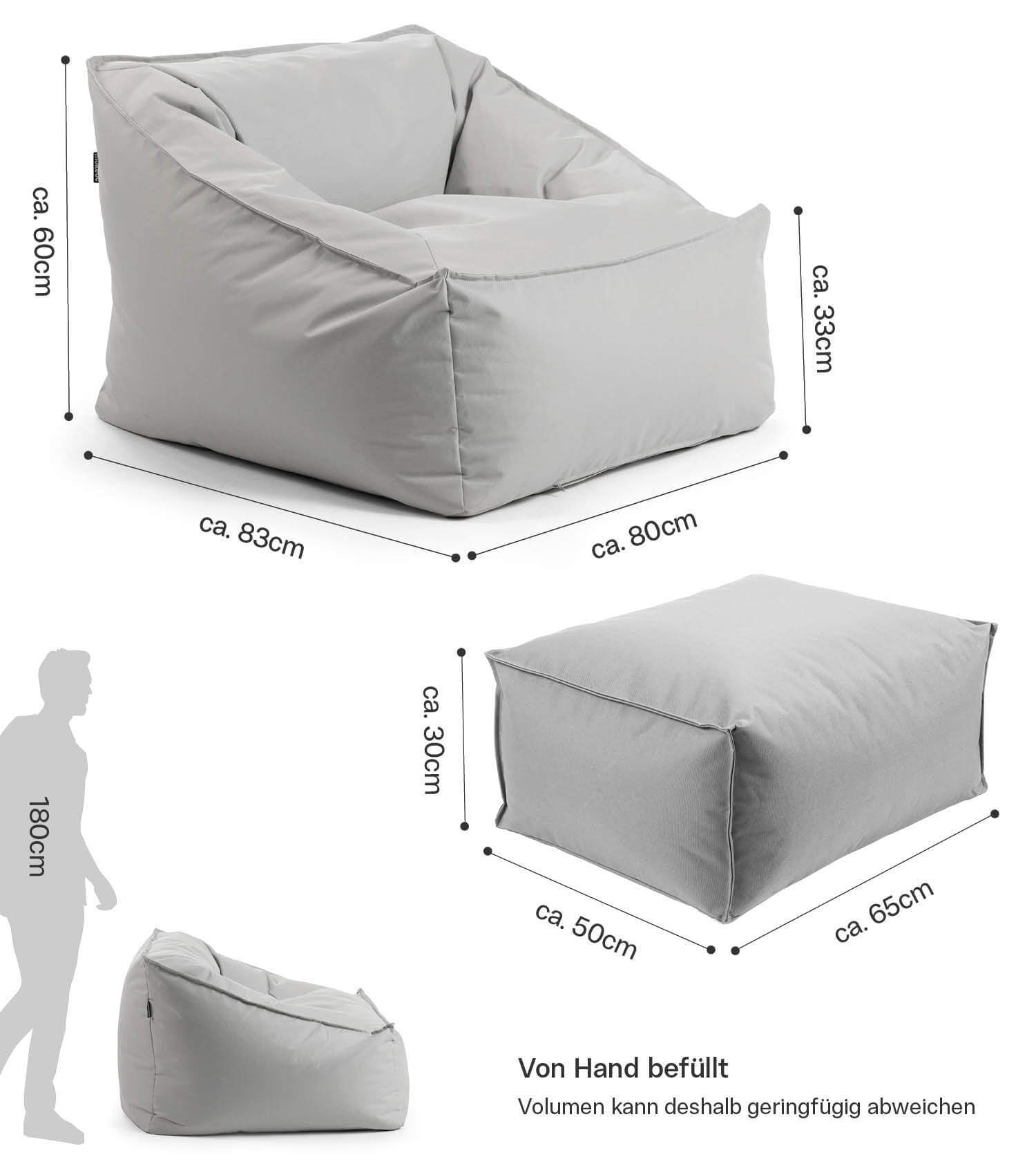 Sitzsack Bodenkissen Relaxliege Bean Bag Liege Sitzbag Sitzkissen