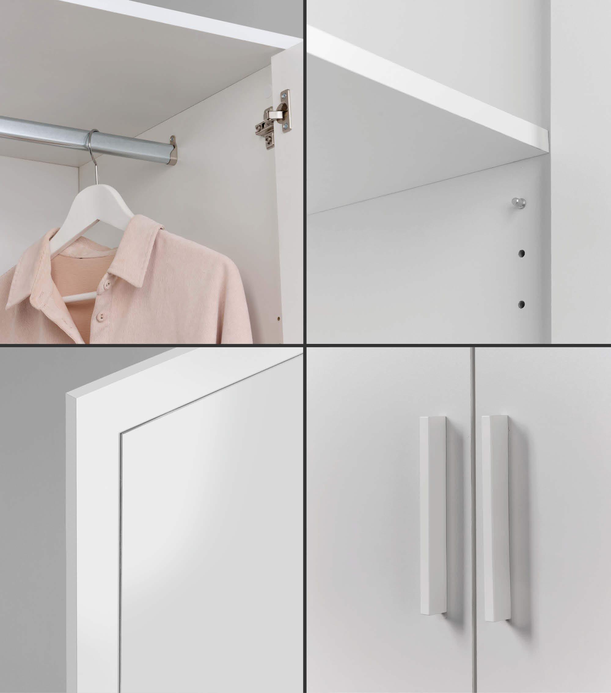 Kleiderschrank Garderobenschrank Schlafzimmerschrank Flurschrank