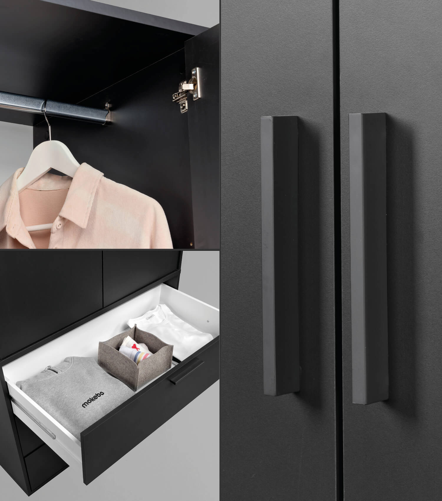 Kleiderschrank Garderobenschrank Schlafzimmerschrank Flurschrank