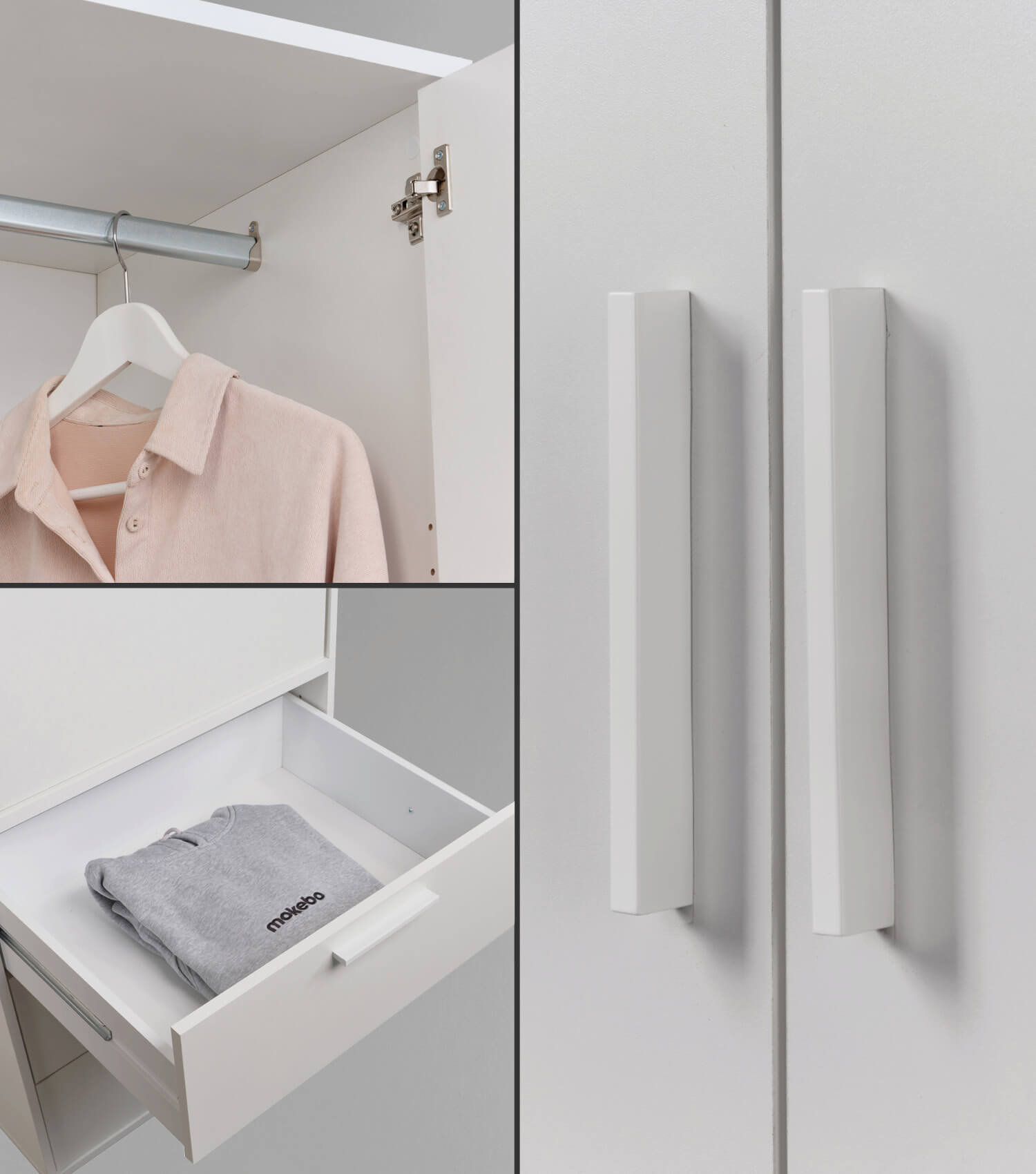 Kleiderschrank Garderobenschrank Schlafzimmerschrank Flurschrank