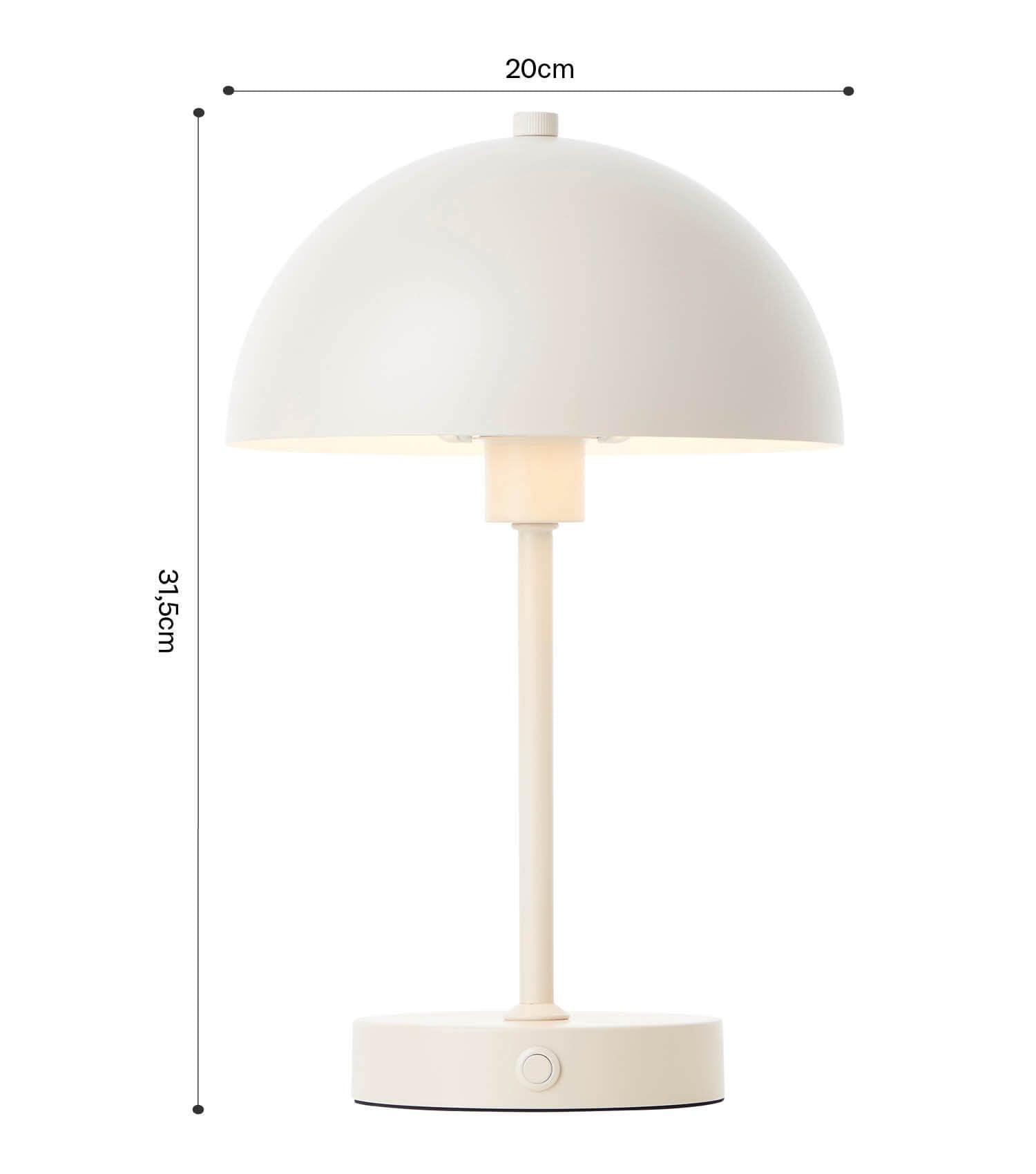 Tischlampe kabellos Akku Tischleuchte dimmbar aufladbar Nachttischlampe
