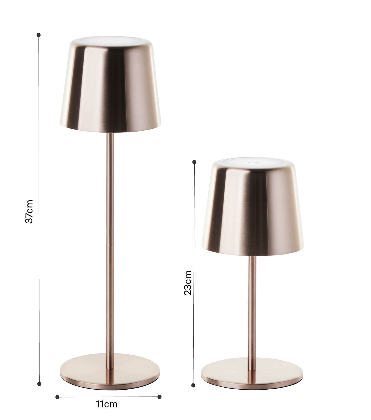 Tischlampe kabellos Akku Tischleuchte dimmbar aufladbar Outdoor Lampe