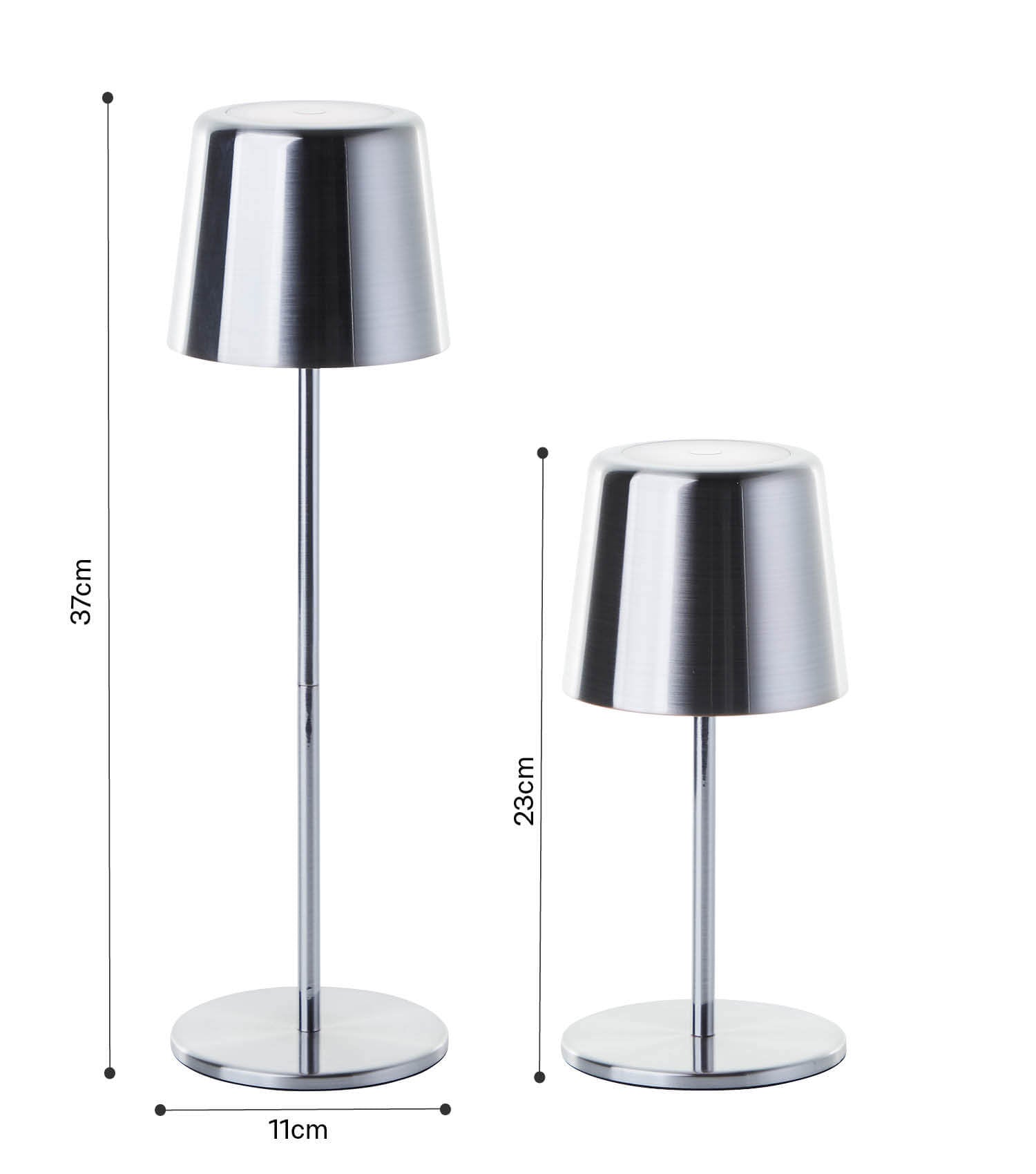 Tischlampe kabellos Akku Tischleuchte dimmbar aufladbar Outdoor Lampe