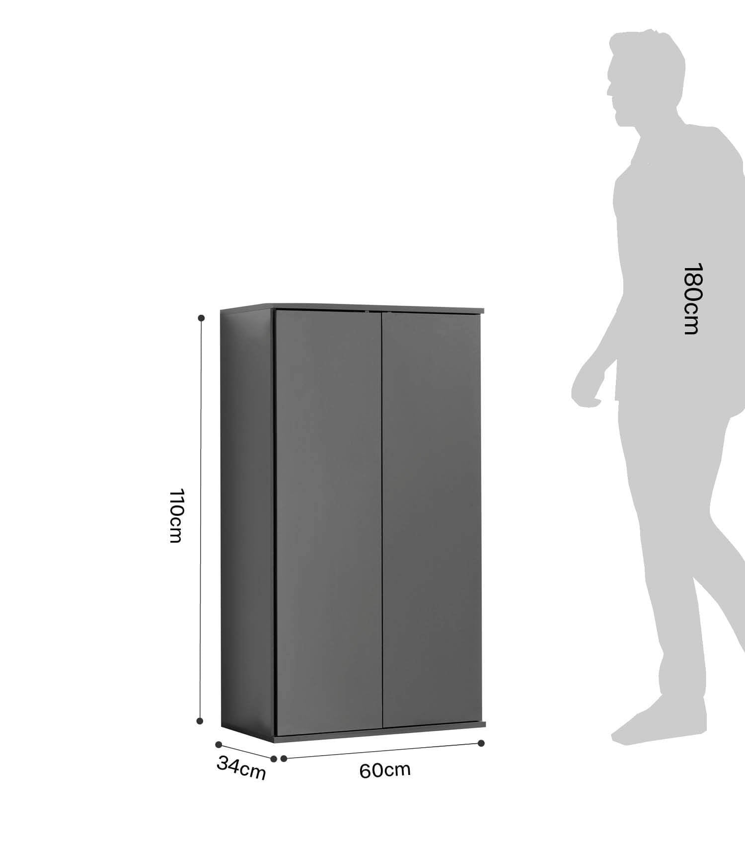 mokebo® 'Der Schlanke' Mehrzweckschrank Aktenschrank Made in DE