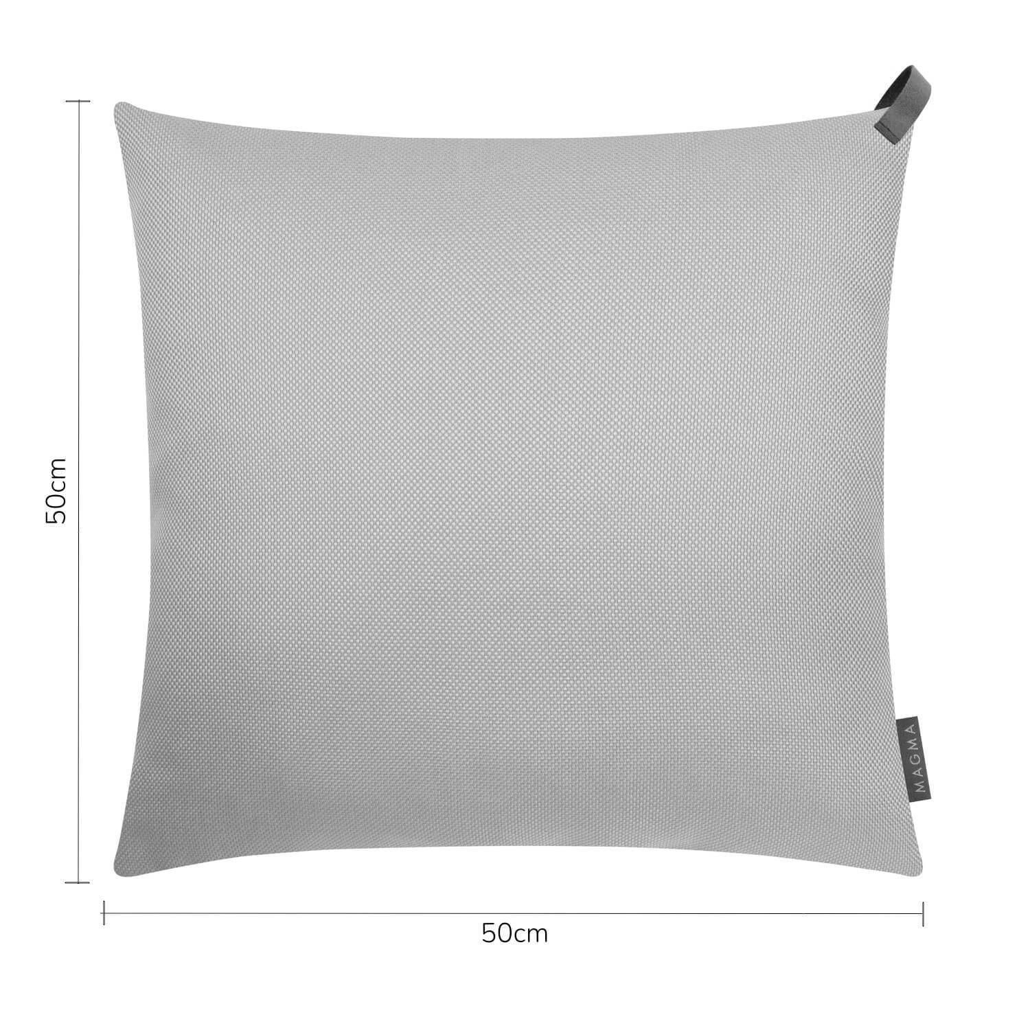 Outdoor Kissenbezug ‘Das Sonnenplätzchen’ mit Lederschlaufe 50x50