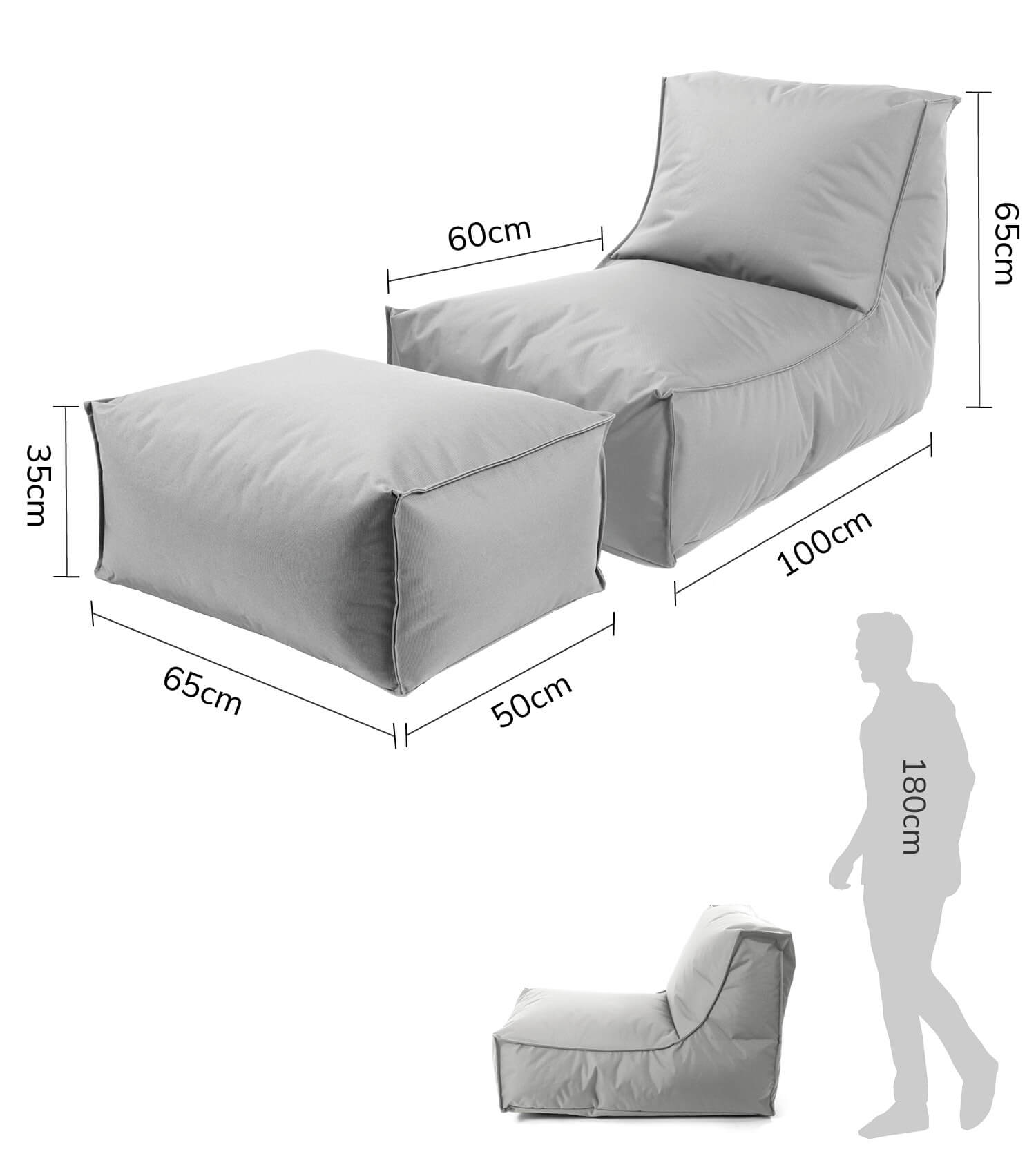 RELOVED Indoor & Outdoor Sitzsack 'Der Sundowner'