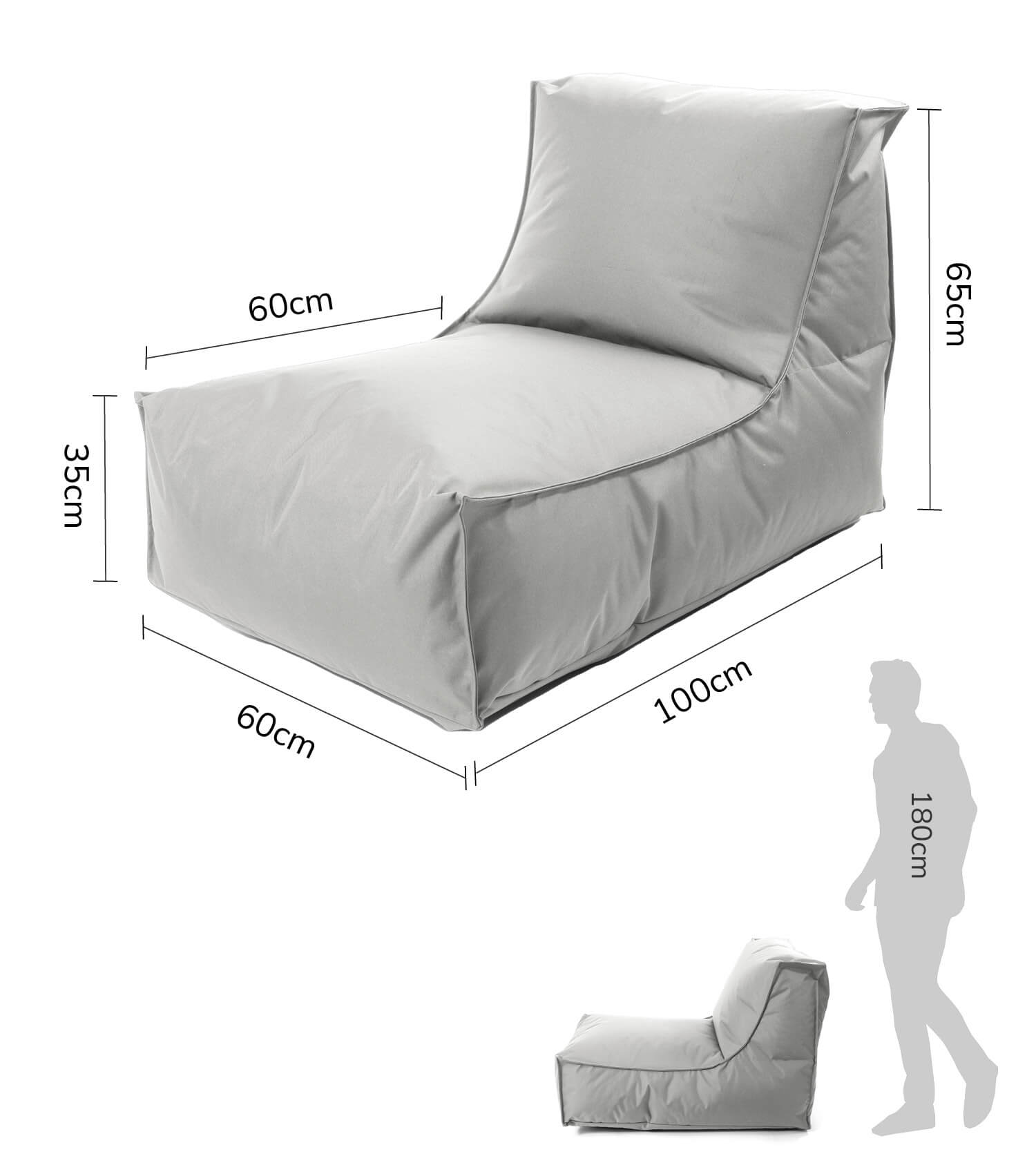 RELOVED Indoor & Outdoor Sitzsack 'Der Sundowner'