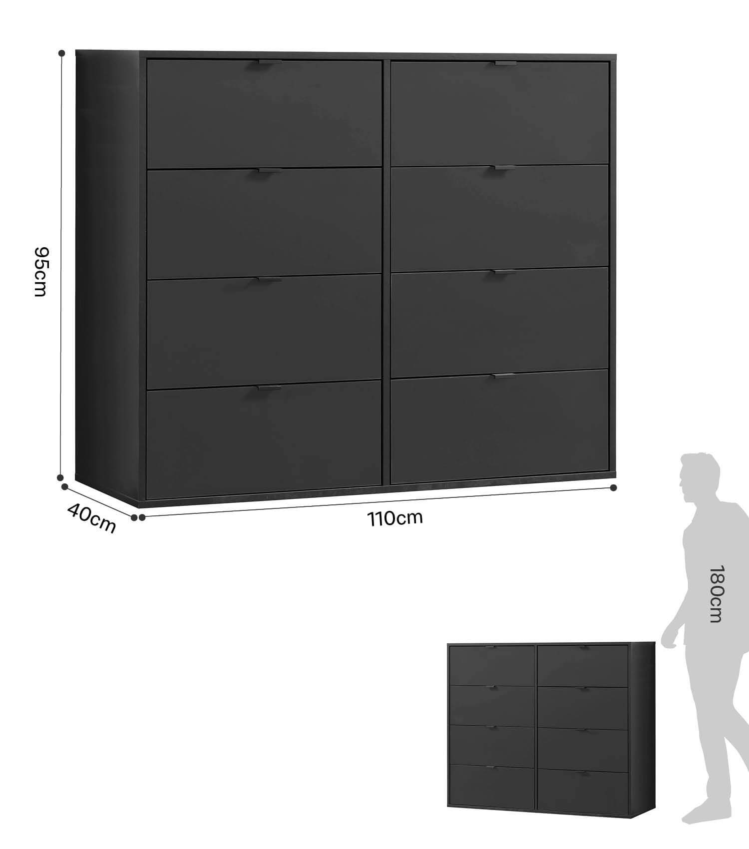 Kommode Schubladenkommode Sideboard Anrichte Nachttisch Highboard