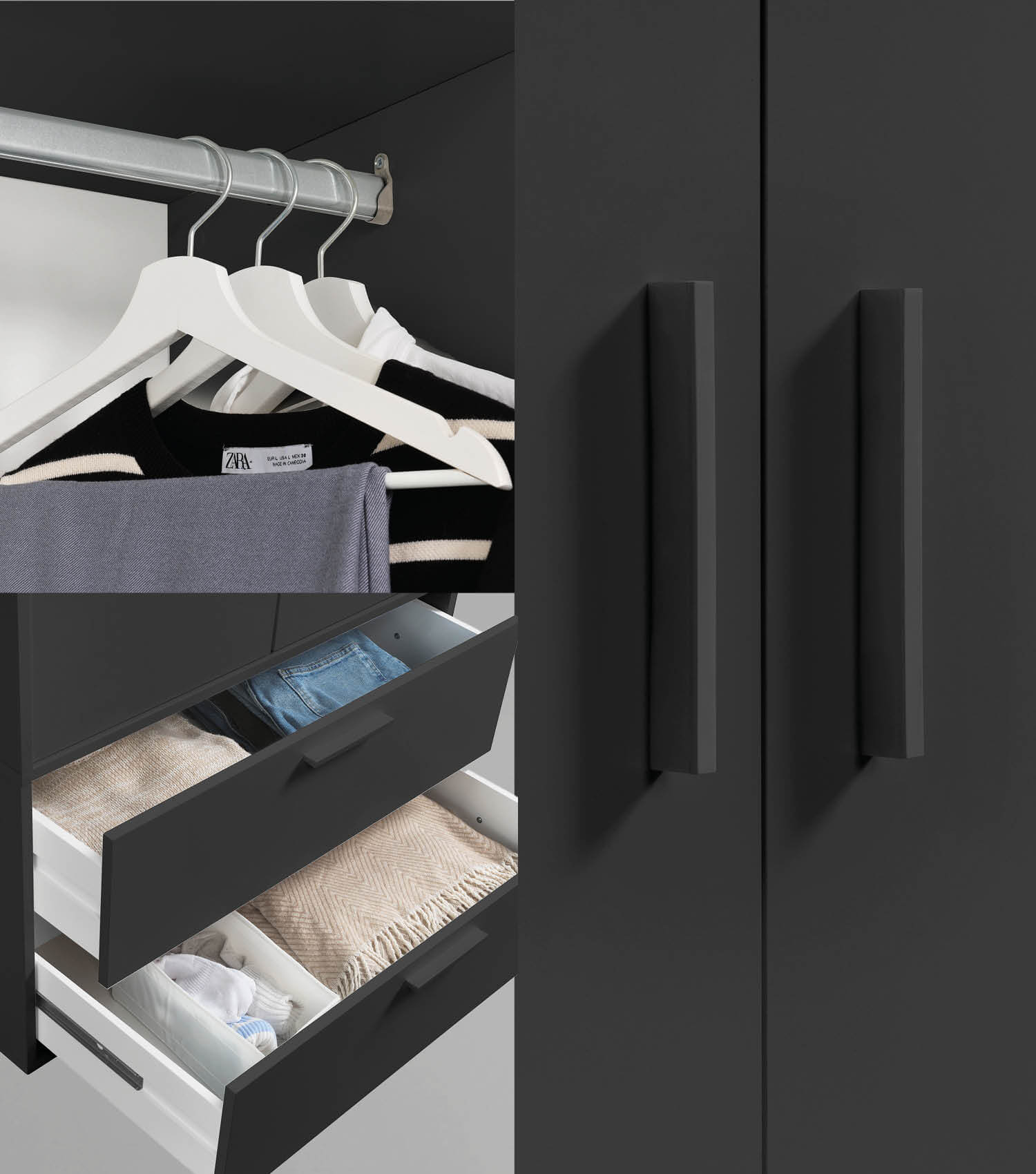 Kleiderschrank 'Der Kleiderheld'