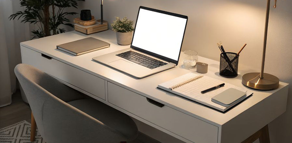 So integrierst du deinen Schreibtisch im Schlafzimmer