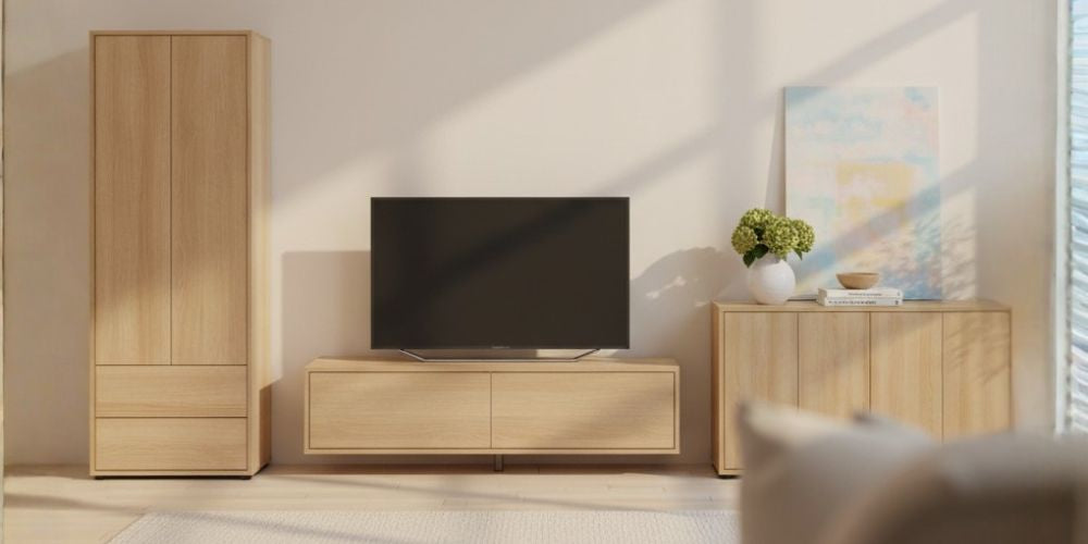 Moderne Wohnzimmermöbel mit Stauraum: Design trifft Ordnung