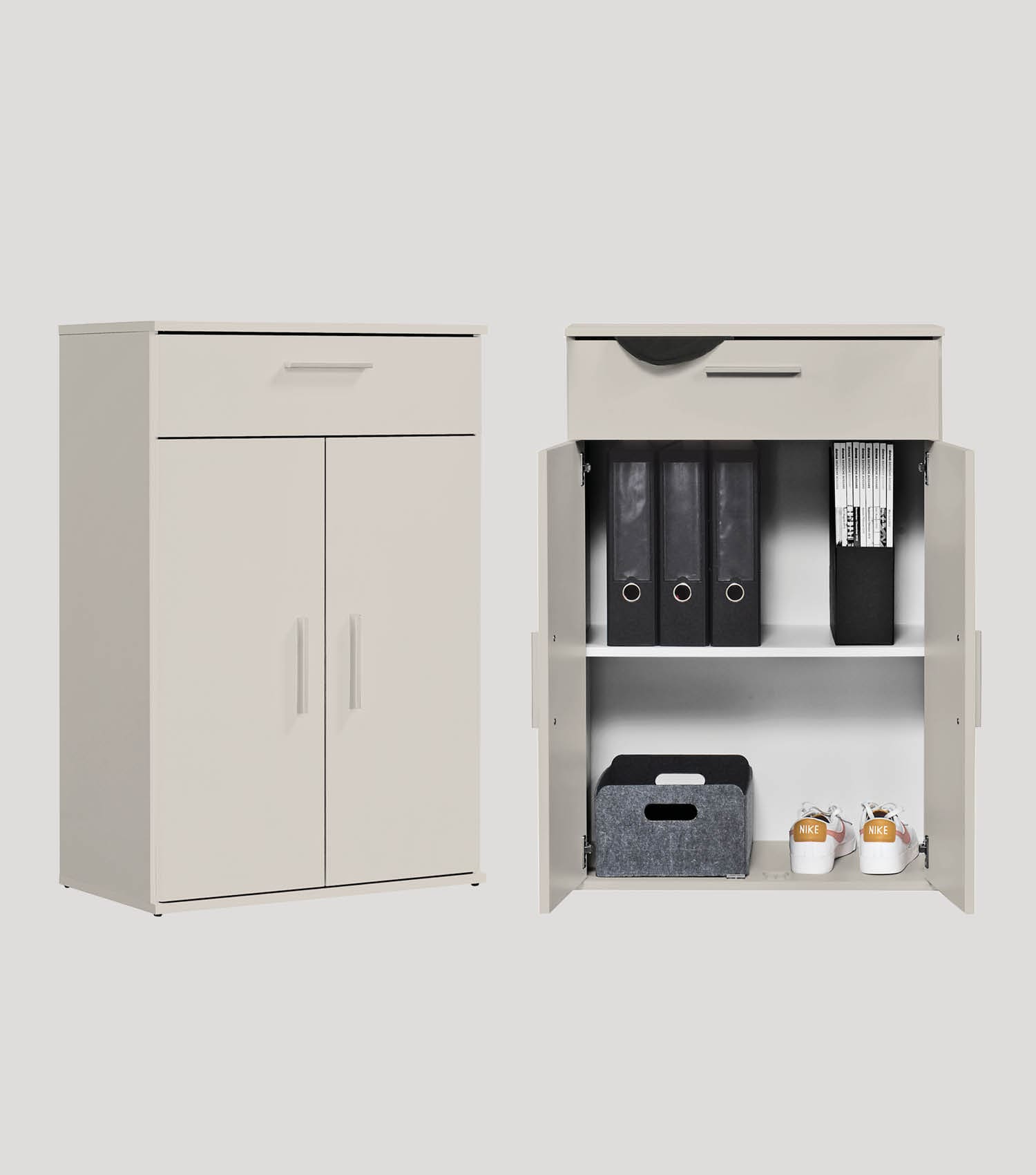 Mehrzweckschrank + Schubladen 'Der Praktische' Aktenschrank Schuhschrank#sku_MS4.2ksg