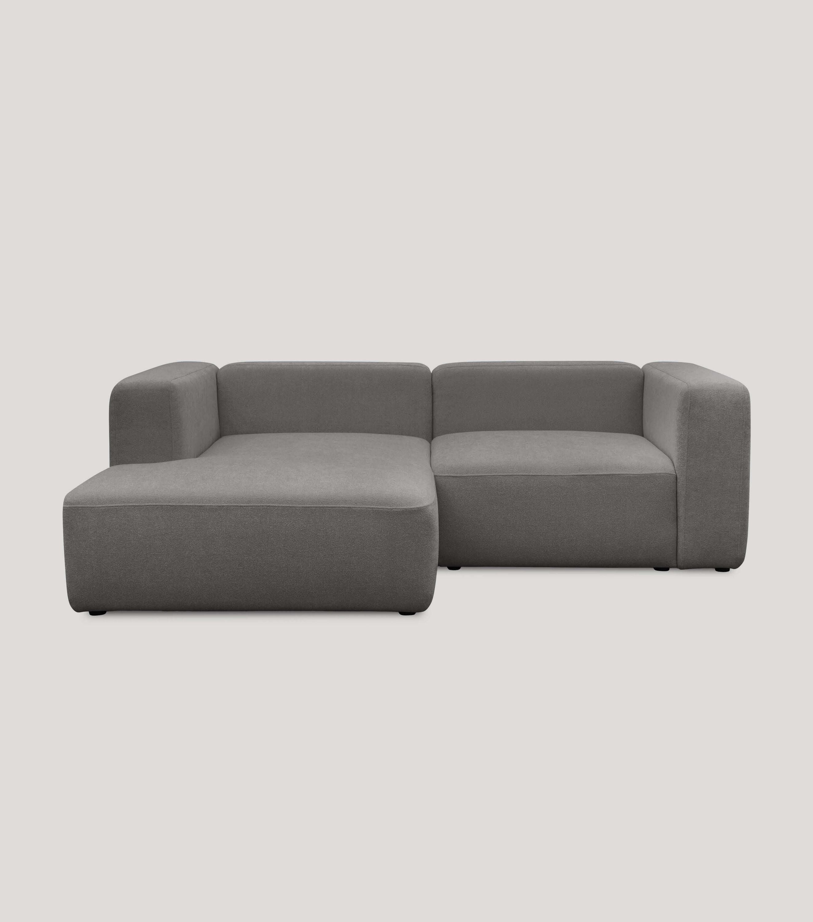 Ecksofa 3-Sitzer 'Cubo' (kleines L) Ecksofa Cord Eckcouch 3-Sitzer Sofa Modulsofa 'Cubo'