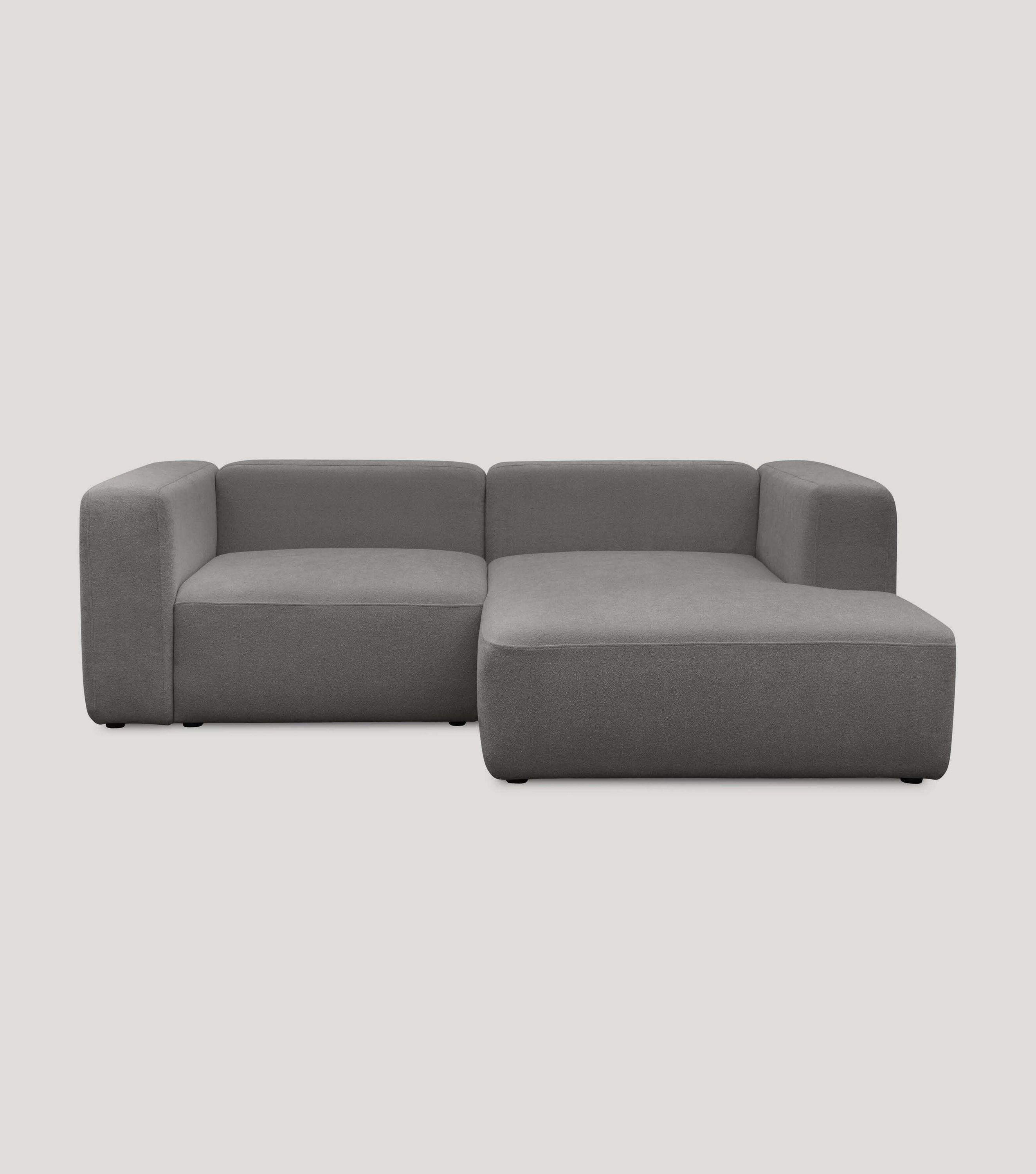 Ecksofa 3-Sitzer 'Cubo' (kleines L) Ecksofa Cord Eckcouch 3-Sitzer Sofa Modulsofa 'Cubo'