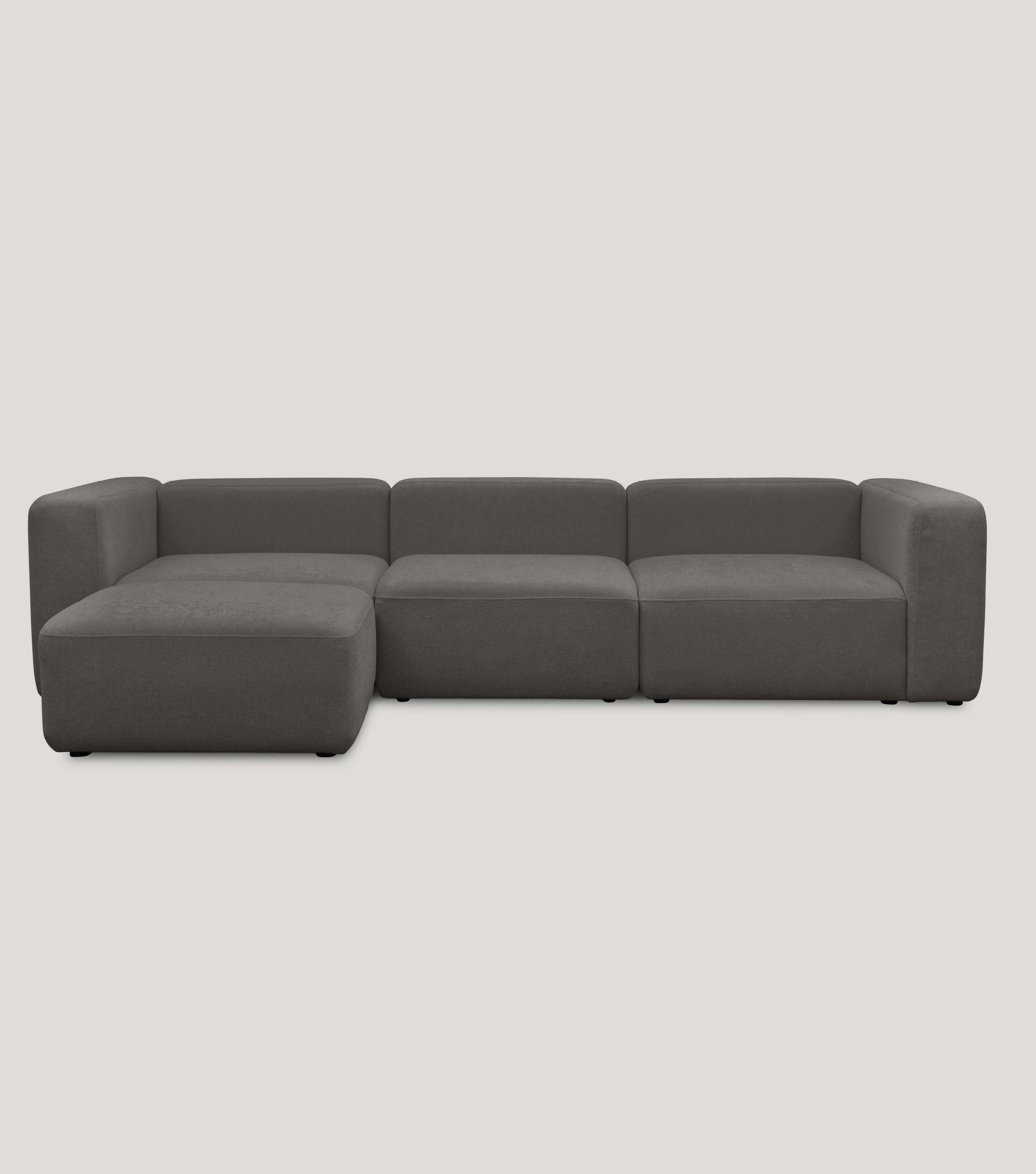 4-Sitzer Sofa mit Hocker 'Cubo' Sofa mit Hocker Bigsofa 4-Sitzer Cord Sofa 'Cubo'#sku_SC1-4H-Vero-graph