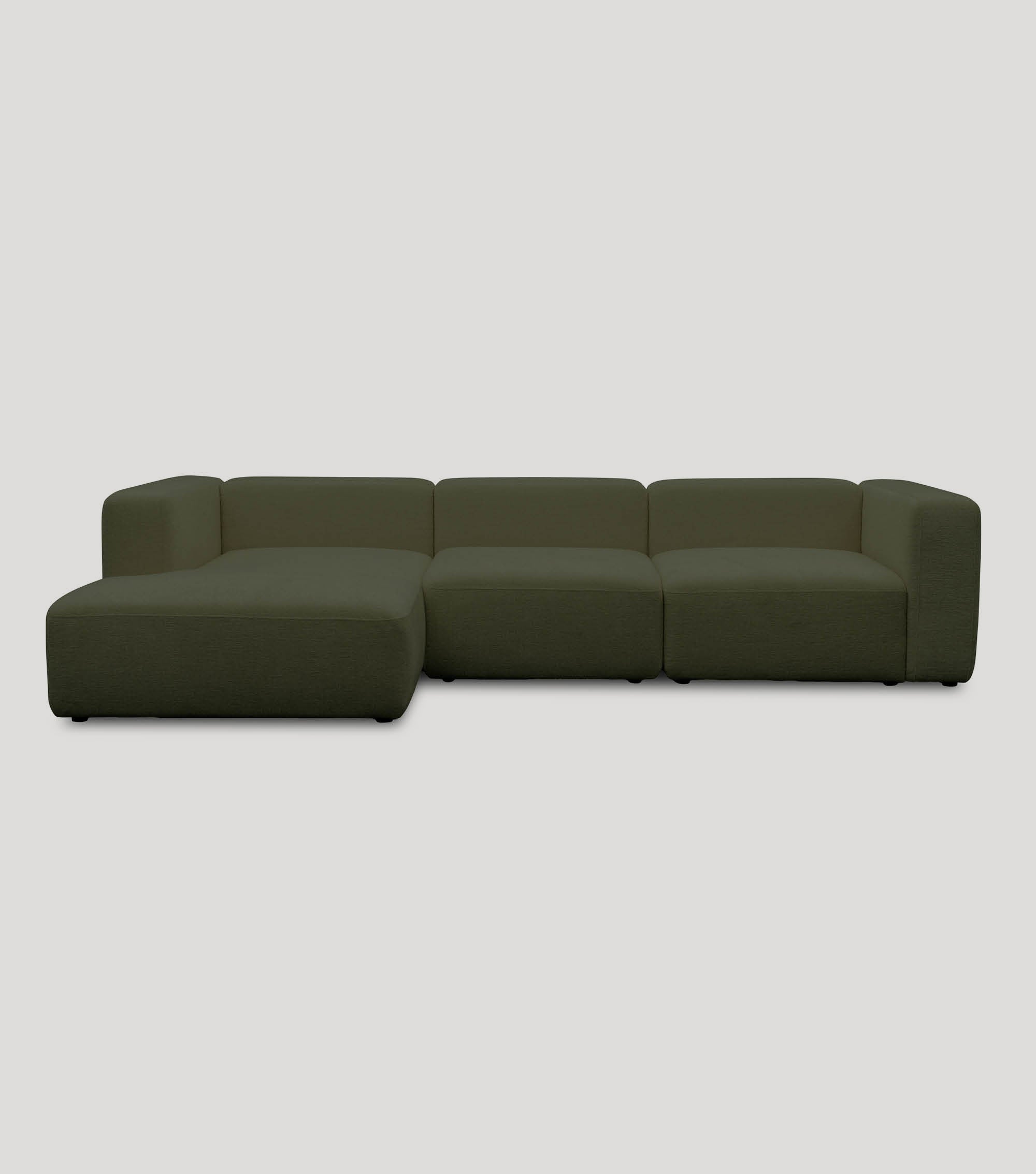 Ecksofa 4-Sitzer 'Cubo' (großes L) Ecksofa Cord Eckcouch Bigsofa 4-Sitzer Sofa 'Cubo'
