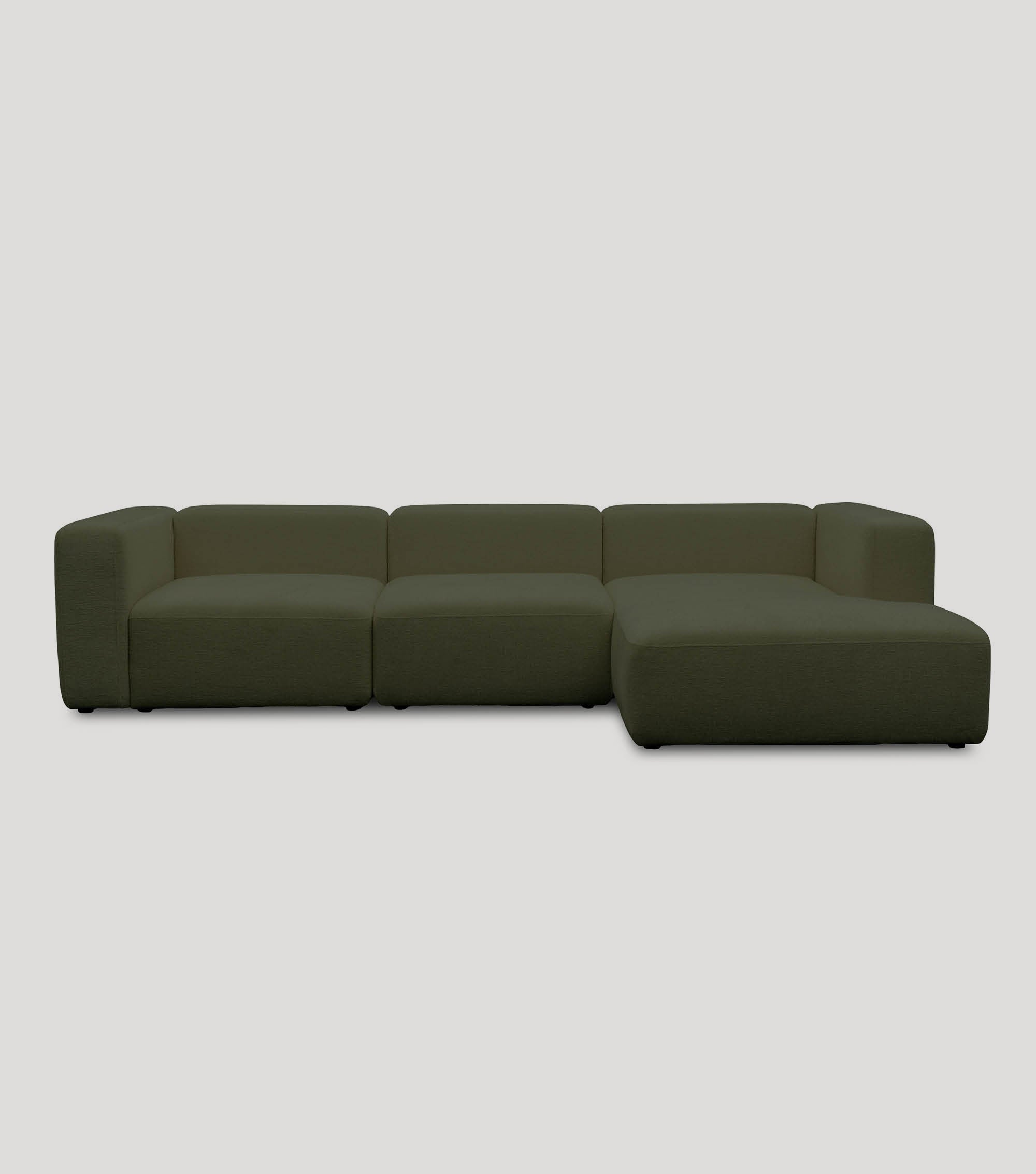 Ecksofa 4-Sitzer 'Cubo' (großes L) Ecksofa Cord Eckcouch Bigsofa 4-Sitzer Sofa 'Cubo'