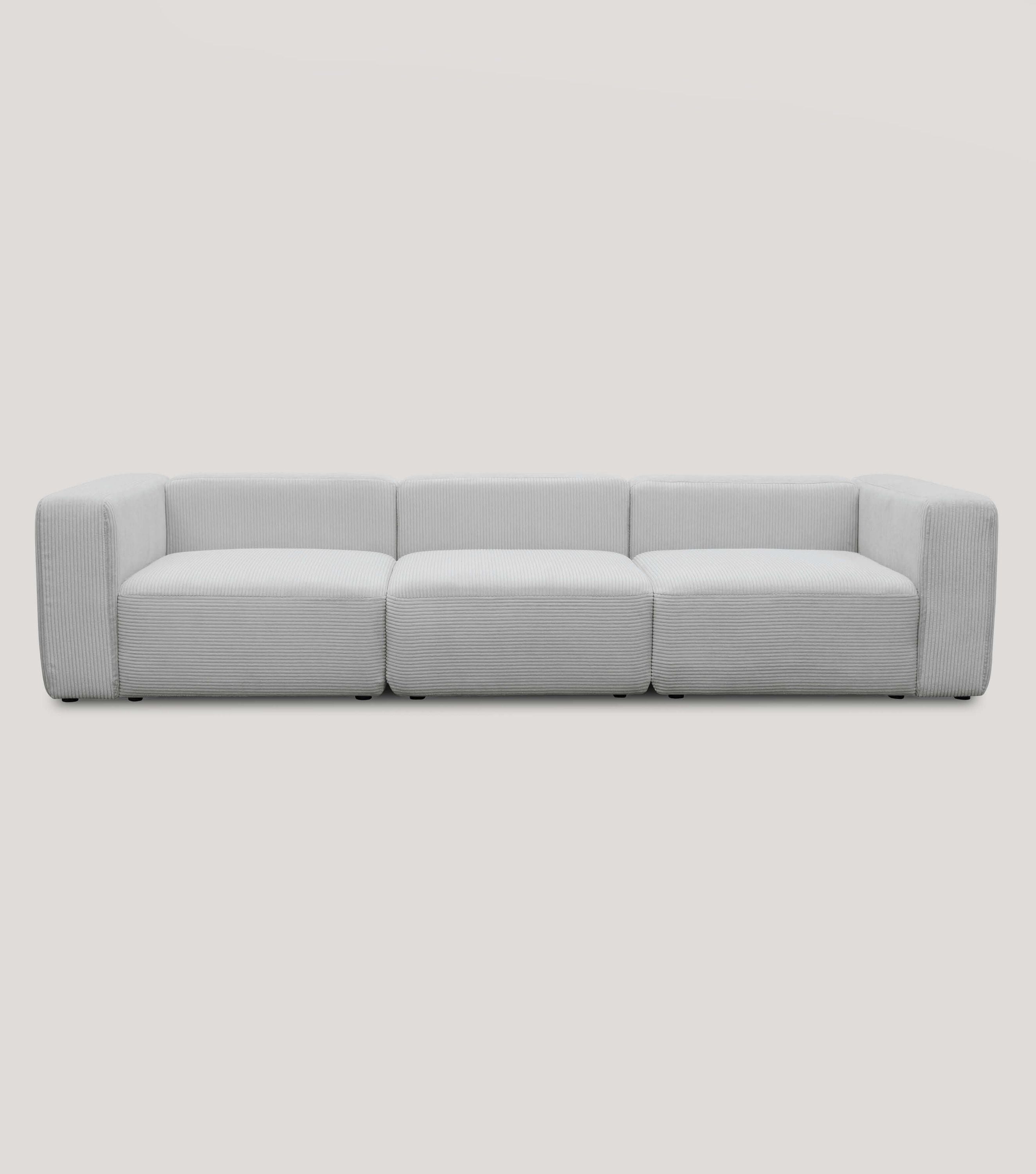 4-Sitzer Sofa 'Cubo' Sofa Bigsofa Cord Sofa 4-Sitzer Modulsofa 'Cubo'#sku_SC1-4S-Leif-lgre