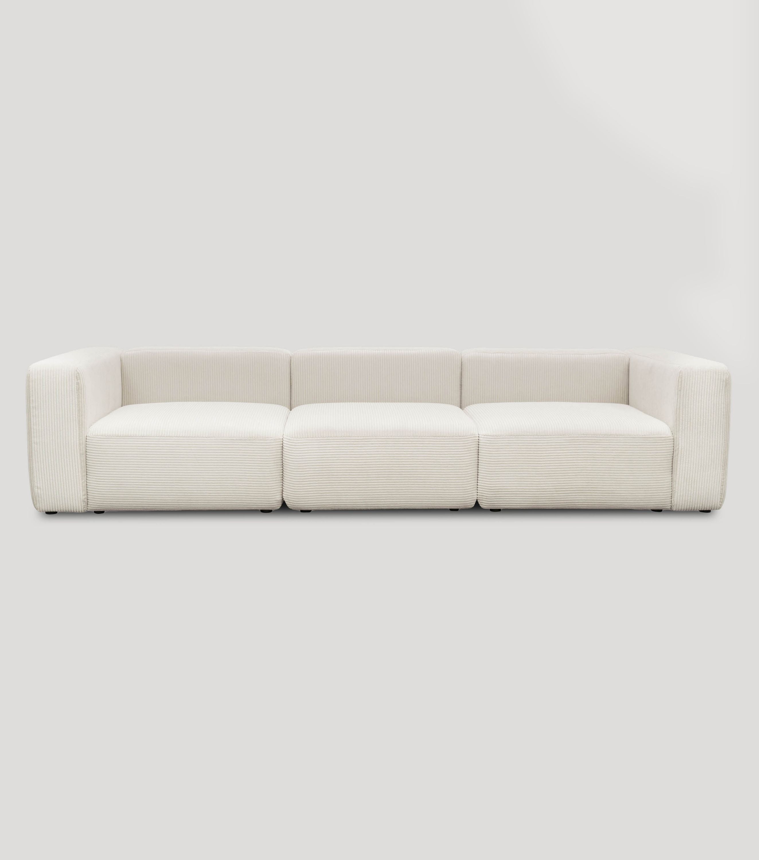 4-Sitzer Sofa 'Cubo' Sofa Bigsofa Cord Sofa 4-Sitzer Modulsofa 'Cubo'#sku_SC1-4S-Leif-oat