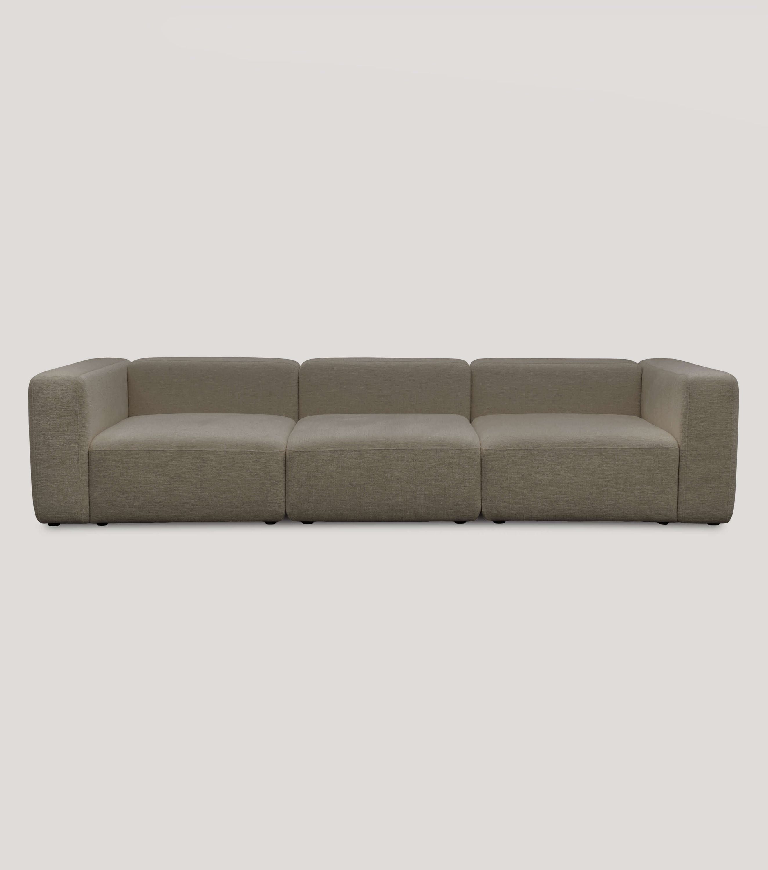4-Sitzer Sofa 'Cubo' Sofa Bigsofa Cord Sofa 4-Sitzer Modulsofa 'Cubo'#sku_SC1-4S-Remo-choc