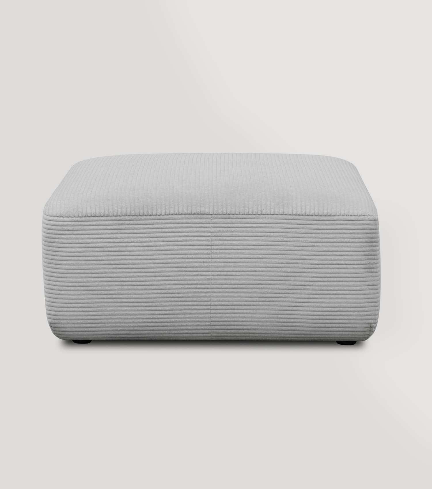 Hocker 'Cubo' Hocker Pouf Polsterhocker Sitzhocker Cord 'Cubo' #sku_SC1-HO-Leif-lgre