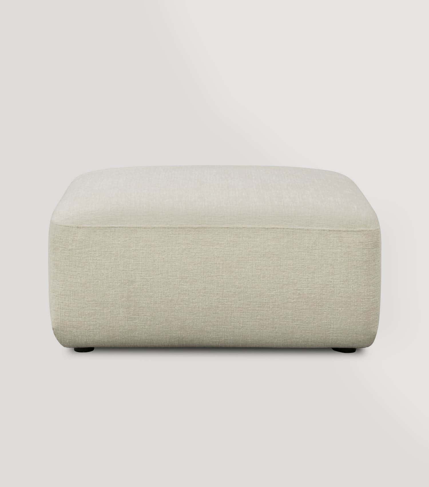 Hocker 'Cubo' Hocker Pouf Polsterhocker Sitzhocker Cord 'Cubo' #sku_SC1-HO-Remo-cream