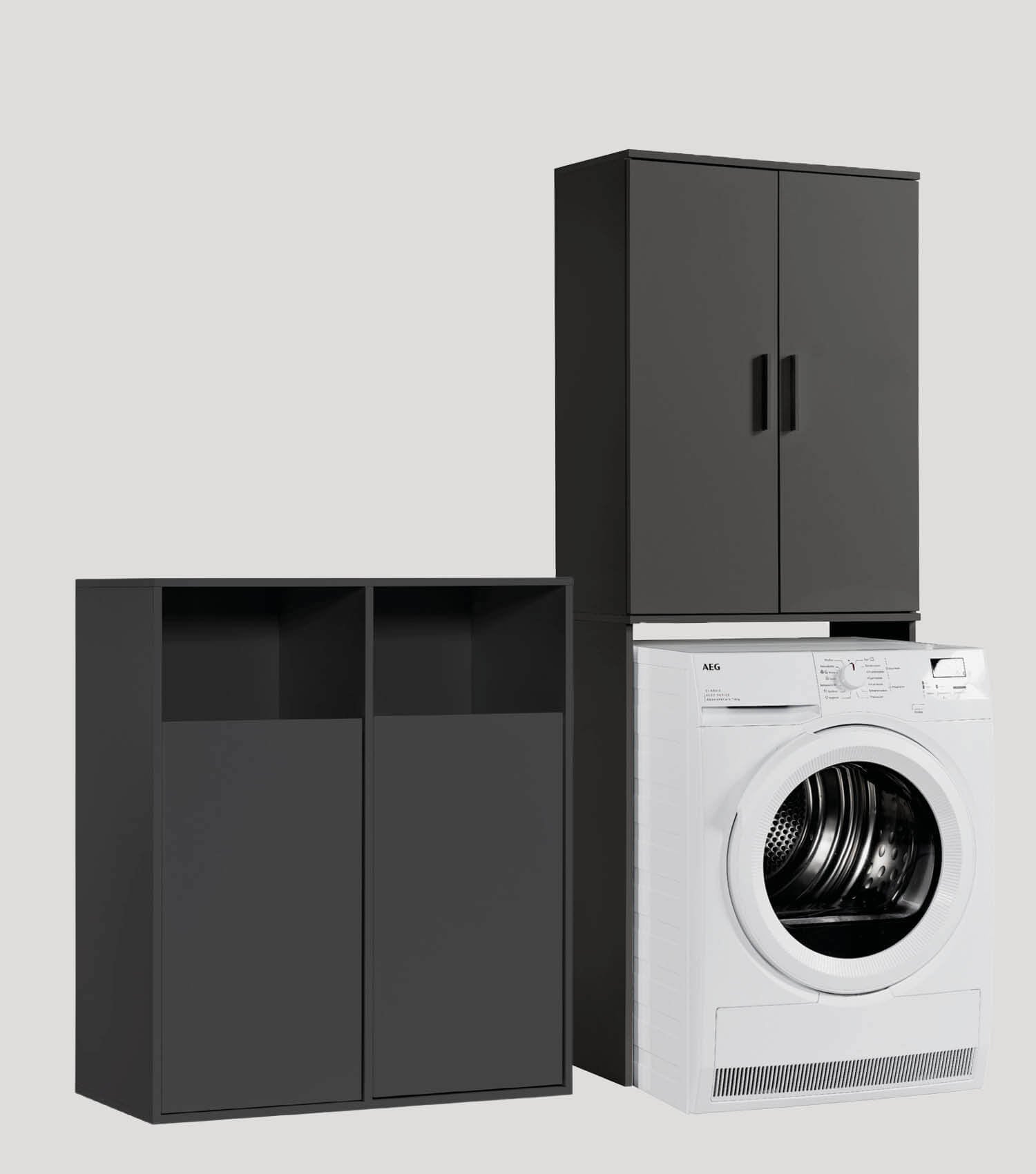 Mehrzweckschrank Set Schrankwand Büroschränke Mehrzweckschränke#sku_WS1.2+WMS2.2-ant-set