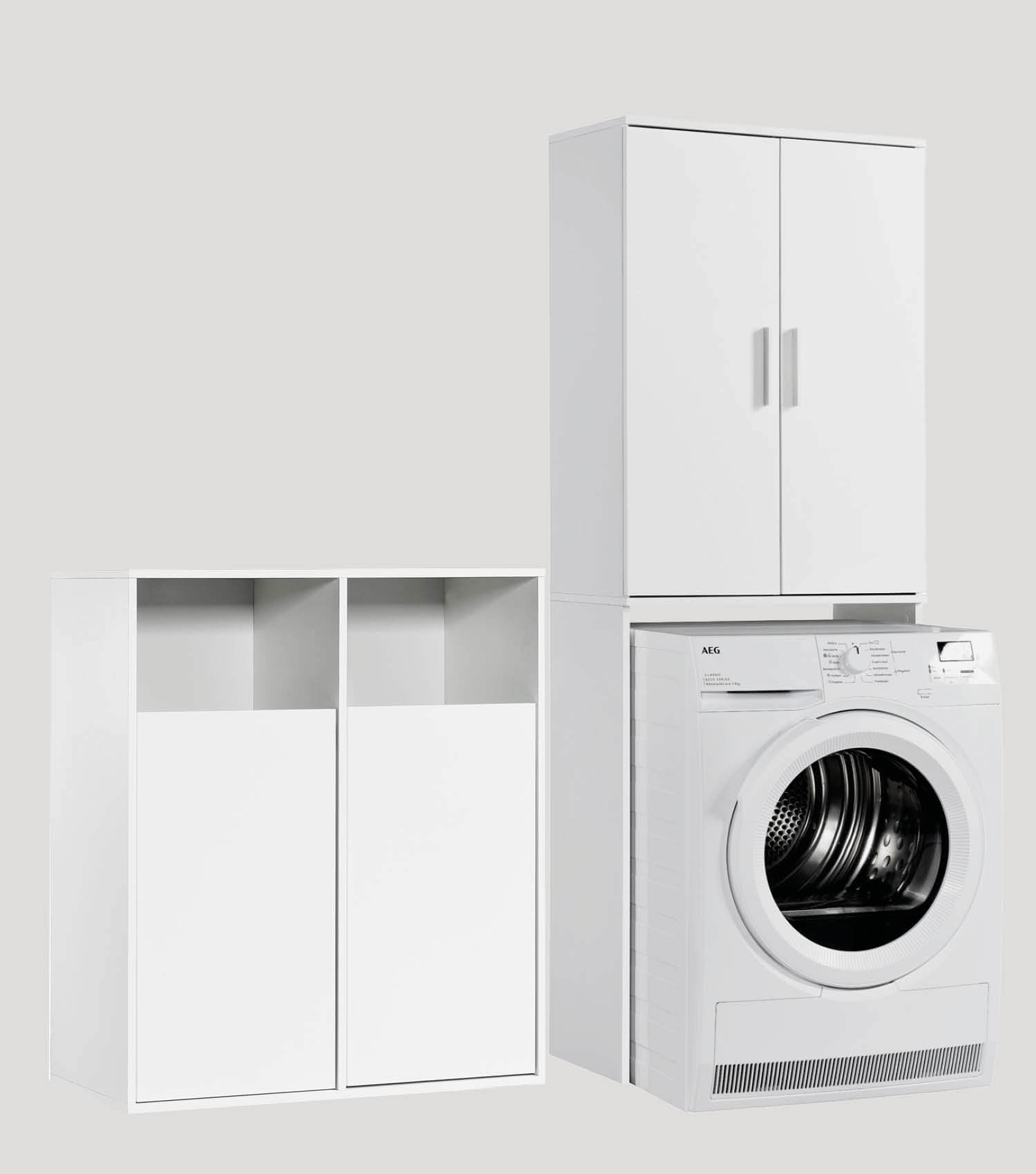 Mehrzweckschrank Set Schrankwand Büroschränke Mehrzweckschränke#sku_WS1.2+WMS2.2-w-set