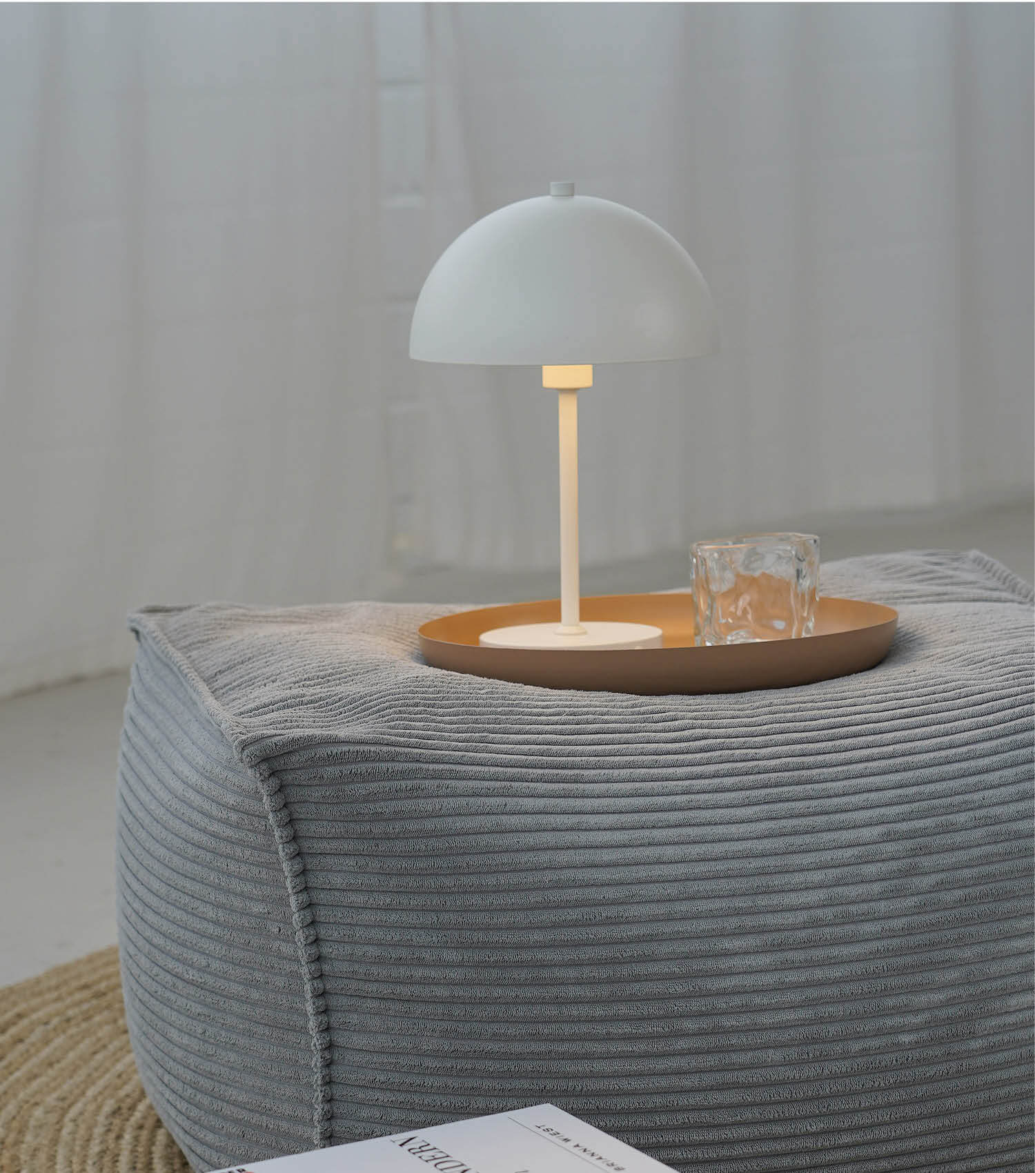 Tischlampe kabellos Akku Tischleuchte dimmbar aufladbar Nachttischlampe