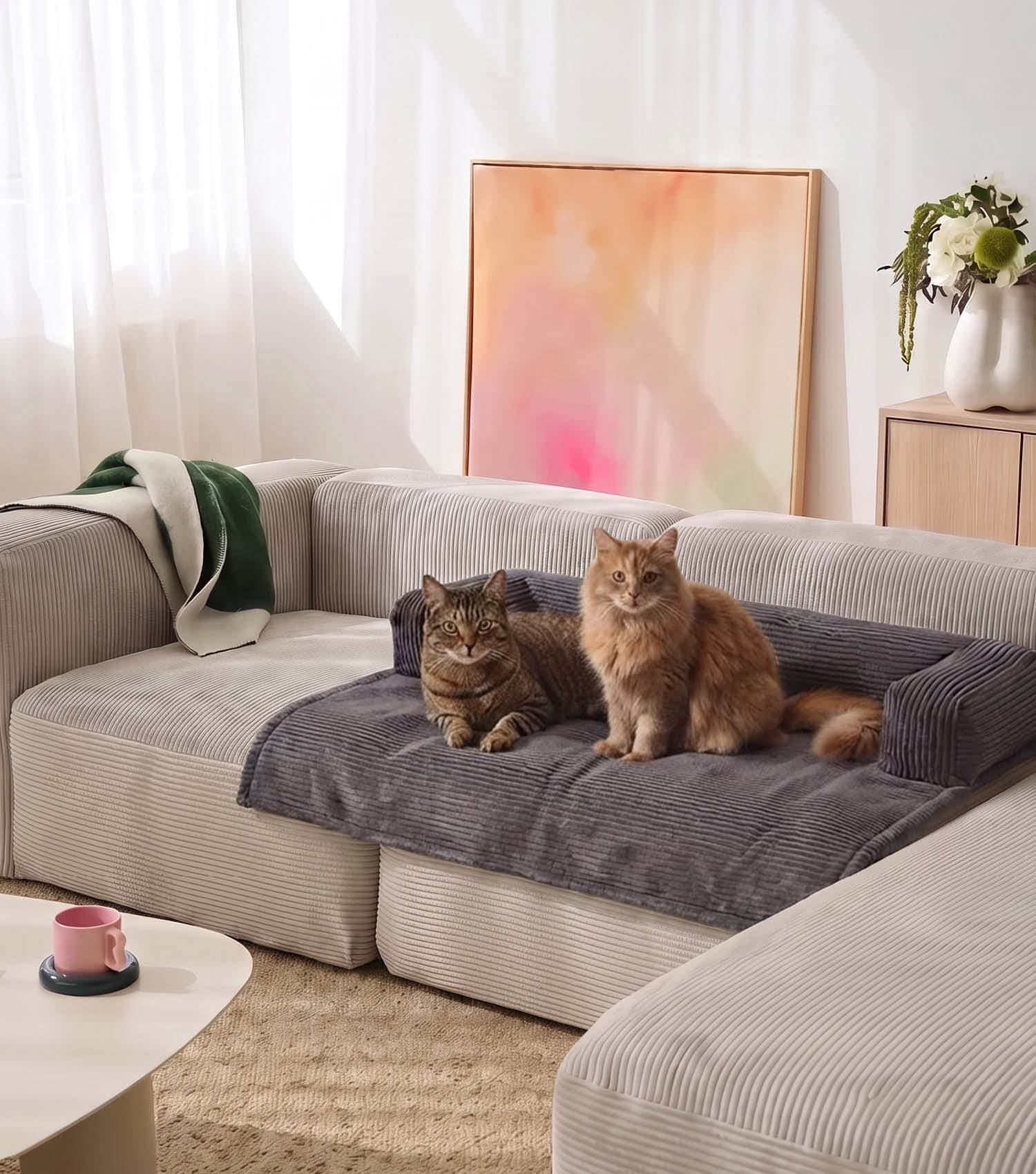 Hundebett Katzenbett Hundedecke Hundekissen Hundekorb Sofadecke Haustierdecke