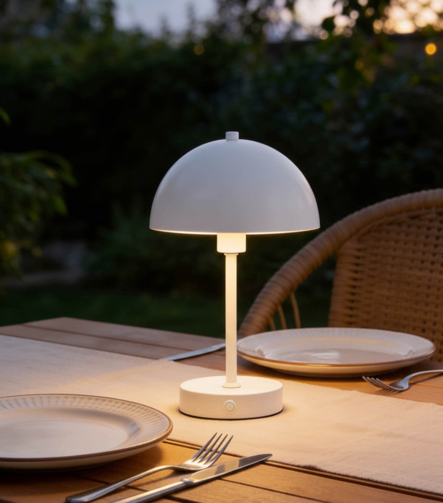 Tischlampe kabellos Akku Tischleuchte dimmbar aufladbar Nachttischlampe