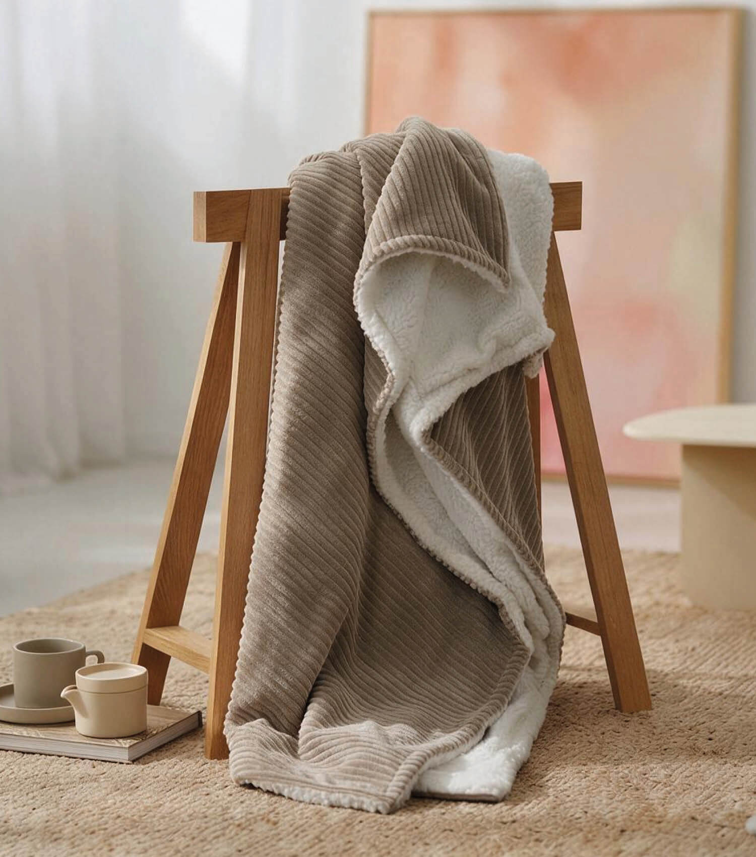 Corddecke Sofadecke Fleecedecke Kuscheldecke Tagesdecke
