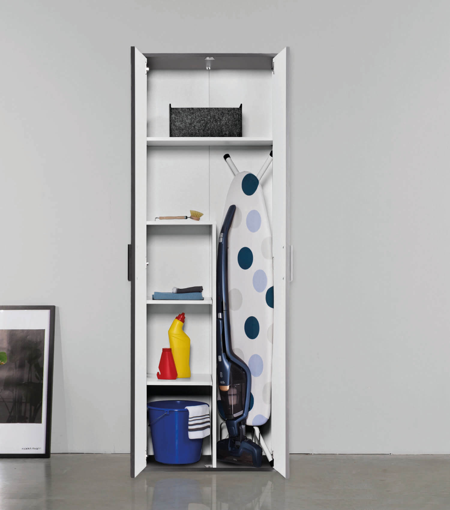 Besenschrank schmal Putzschrank Schrank Allzweckschrank Flurschrank Küchenschrank