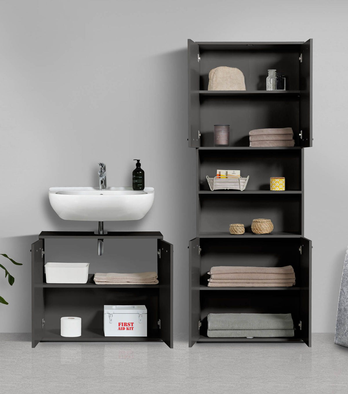 Badmöbel Set Badschrank Set Badschränke Badezimmerschränke Schrank Set