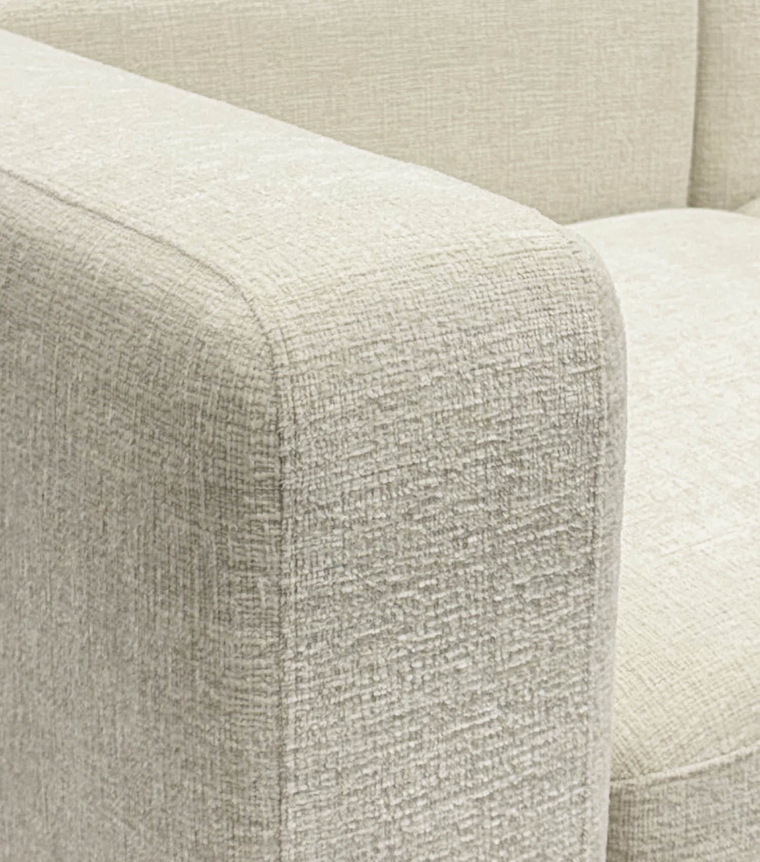 4-Sitzer Sofa mit Hocker 'Cubo' Sofa mit Hocker Bigsofa 4-Sitzer Cord Sofa 'Cubo'