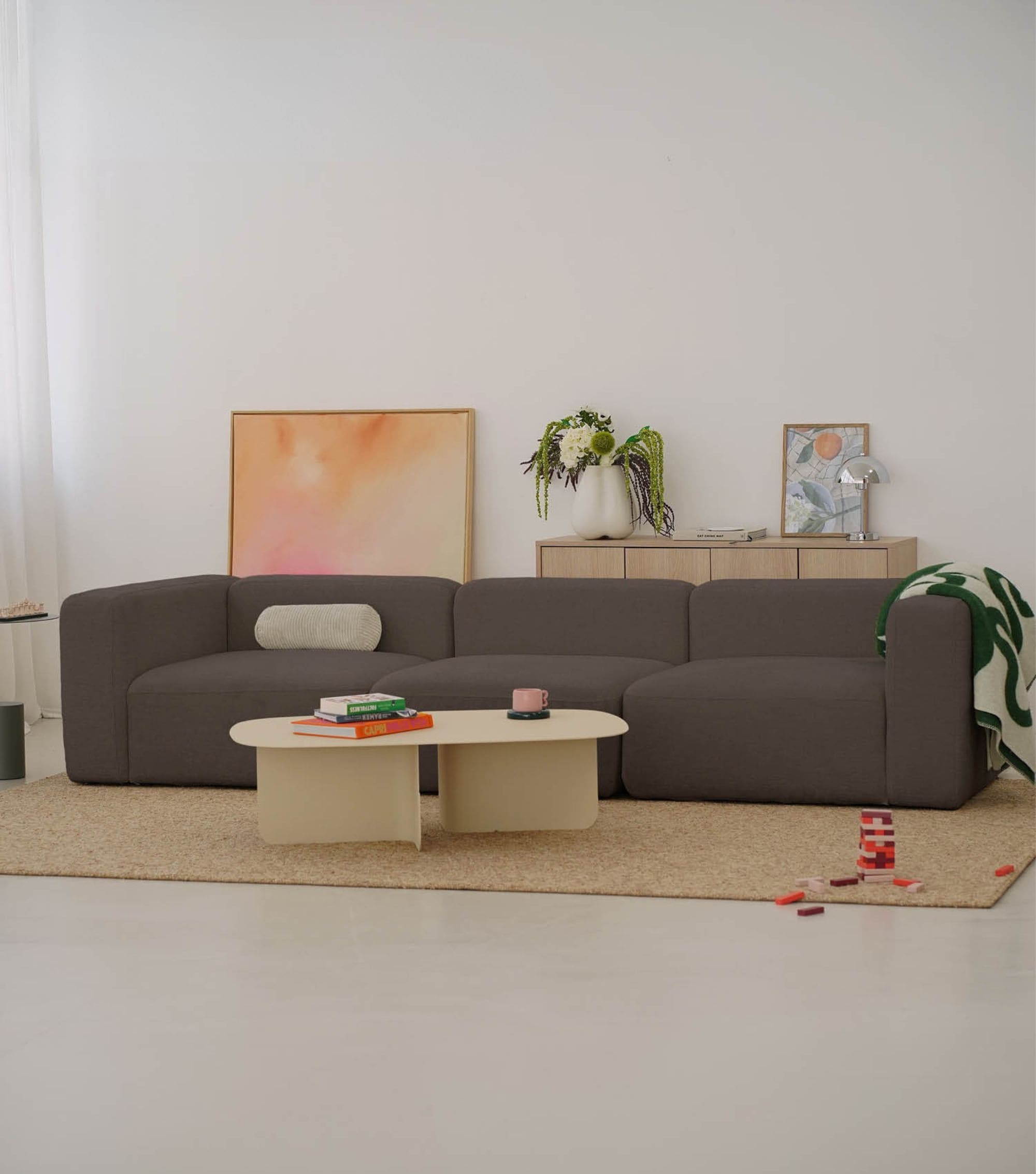 Modular 4-seater sofa 'Cubo'