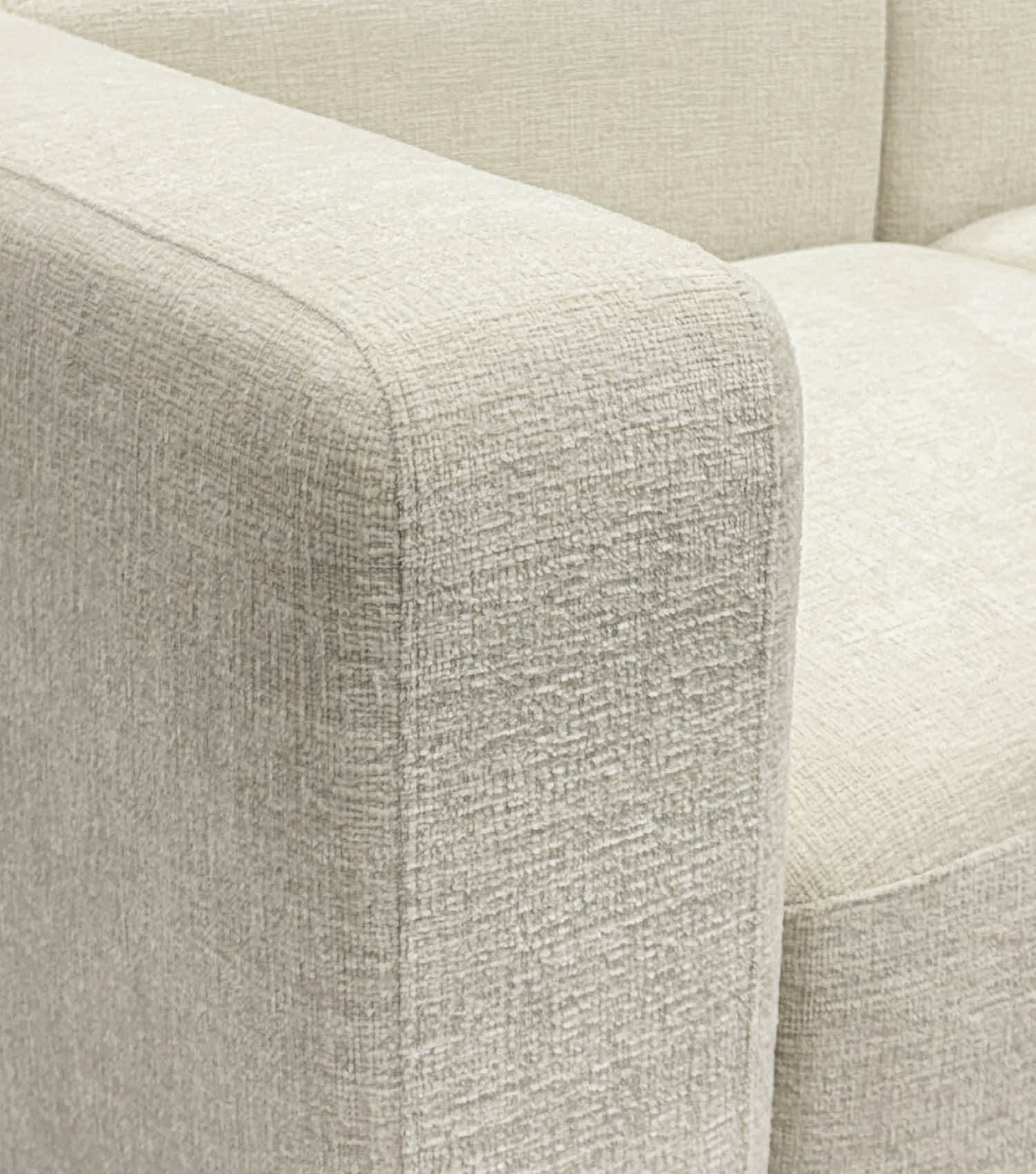 Ecksofa 3-Sitzer 'Cubo' (kleines L) Ecksofa Cord Eckcouch 3-Sitzer Sofa Modulsofa 'Cubo'