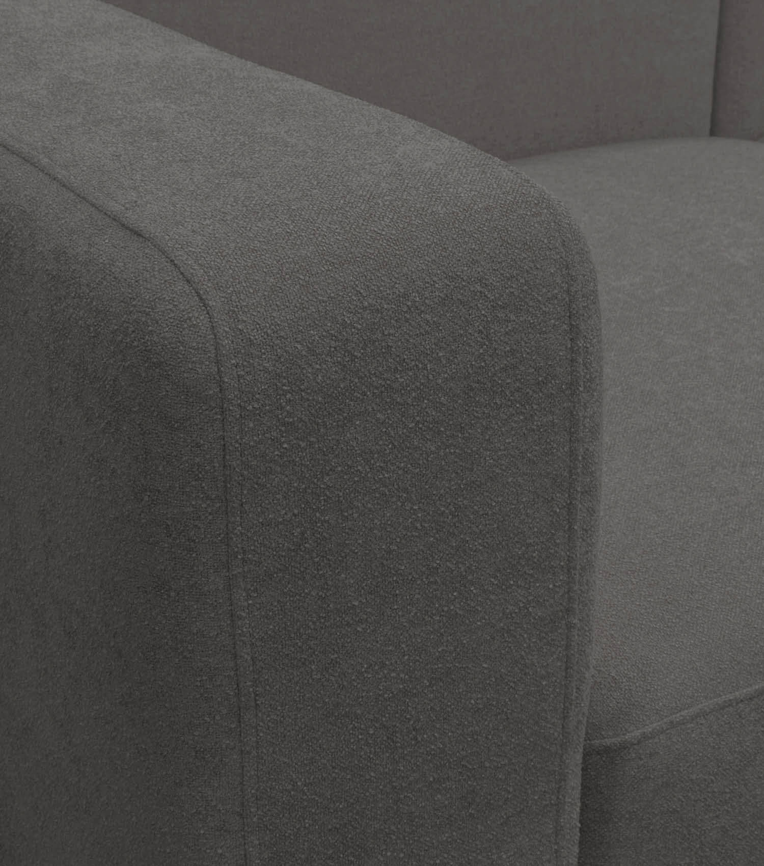 Ecksofa 3-Sitzer 'Cubo' (kleines L) Ecksofa Cord Eckcouch 3-Sitzer Sofa Modulsofa 'Cubo'