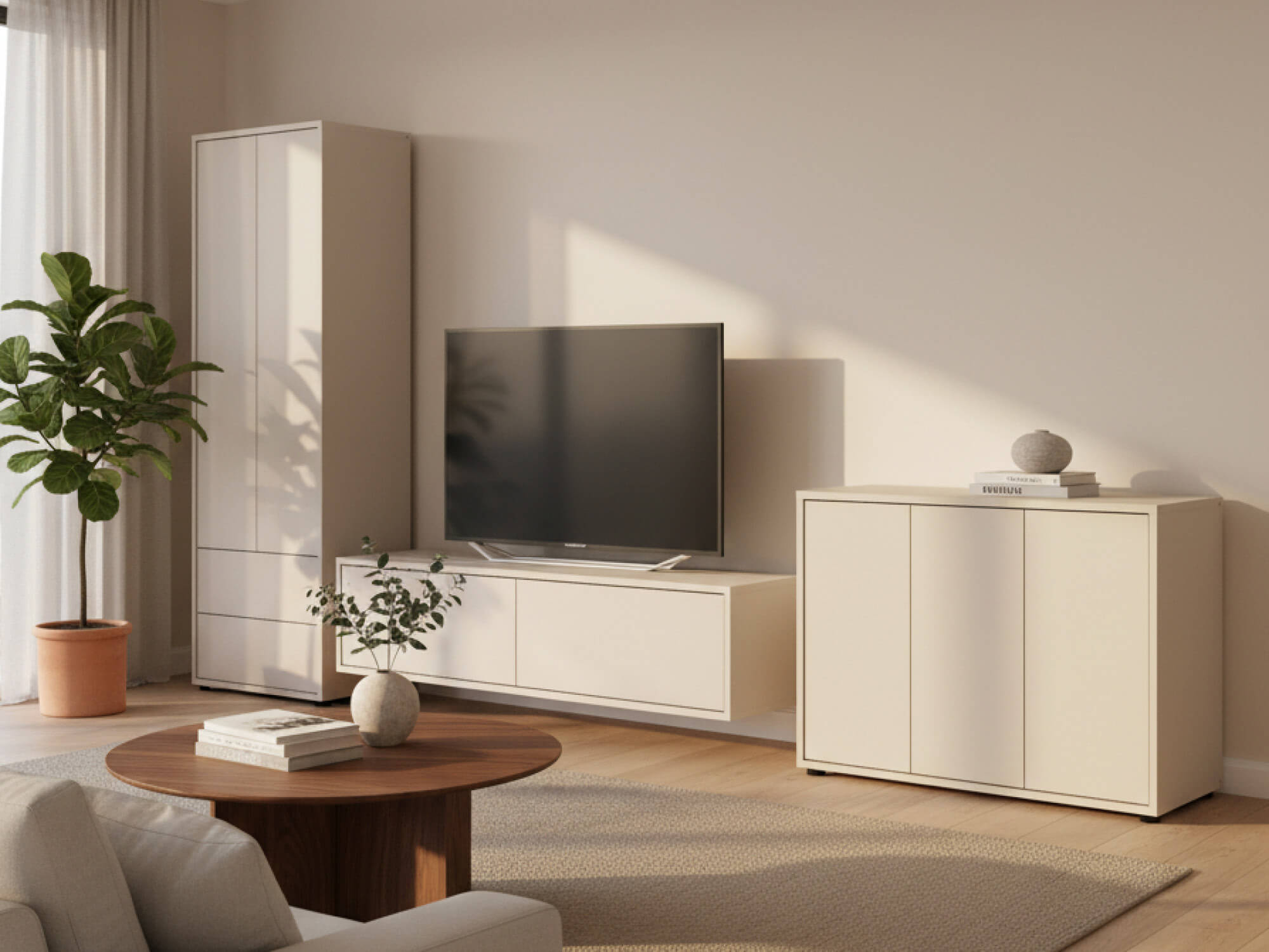 Wohnzimmer Möbel Set in Geige