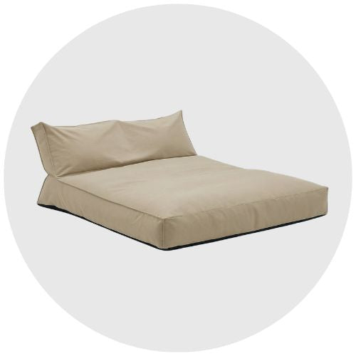 Outdoor Bett 'Das Daybed' in Sand