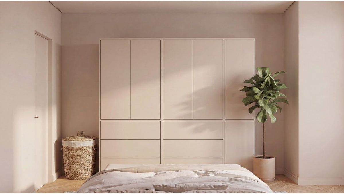 Kleiderschrank Kaschmir im Schlafzimmer