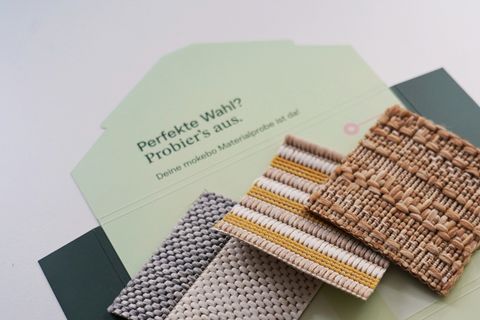 Stoff- und Materialproben für Outdoor Sitzmöbel und Teppiche