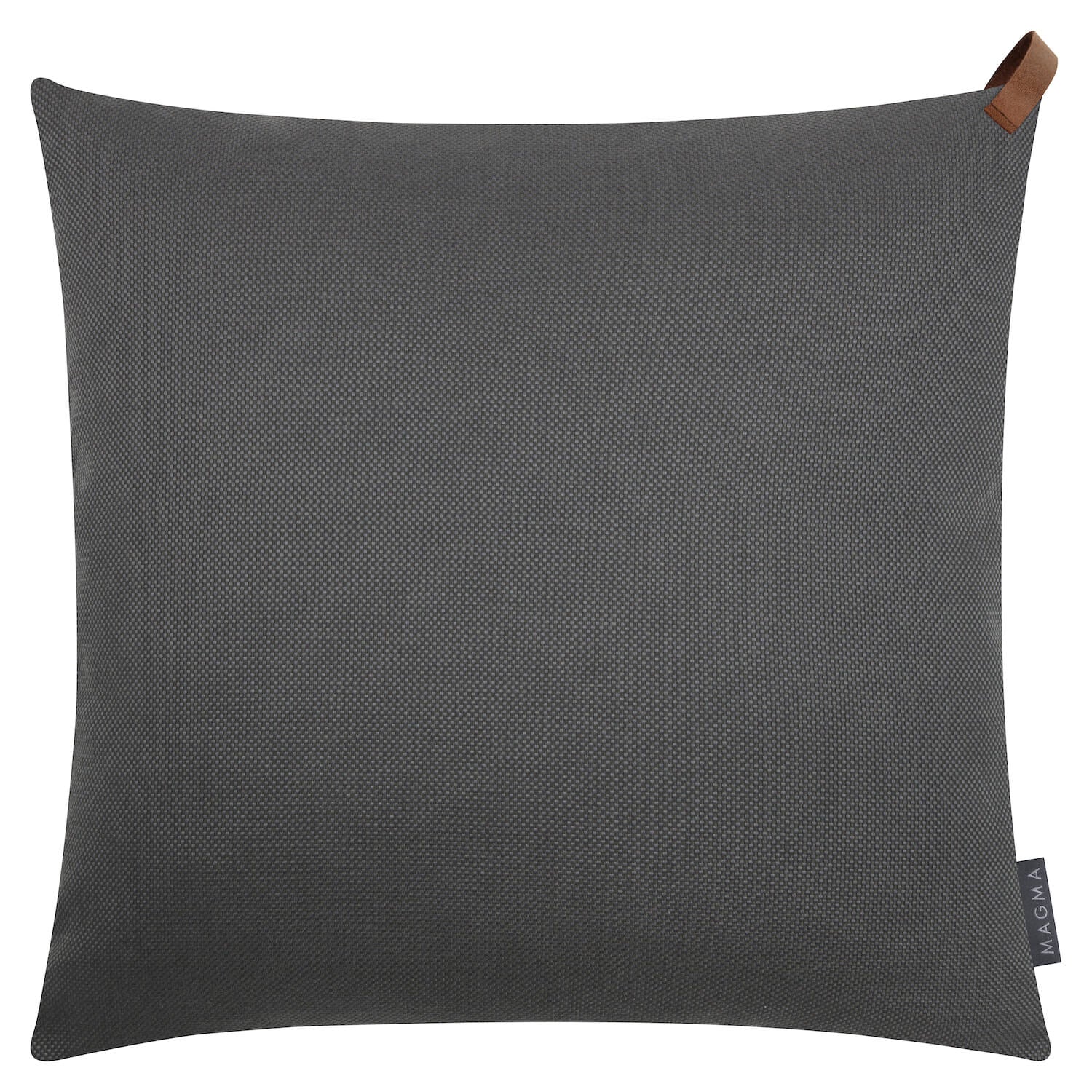 Outdoor Kissenbezug ‘Das Sonnenplätzchen’ mit Lederschlaufe 50x50 #sku_PI5Korfu-007anthrazit