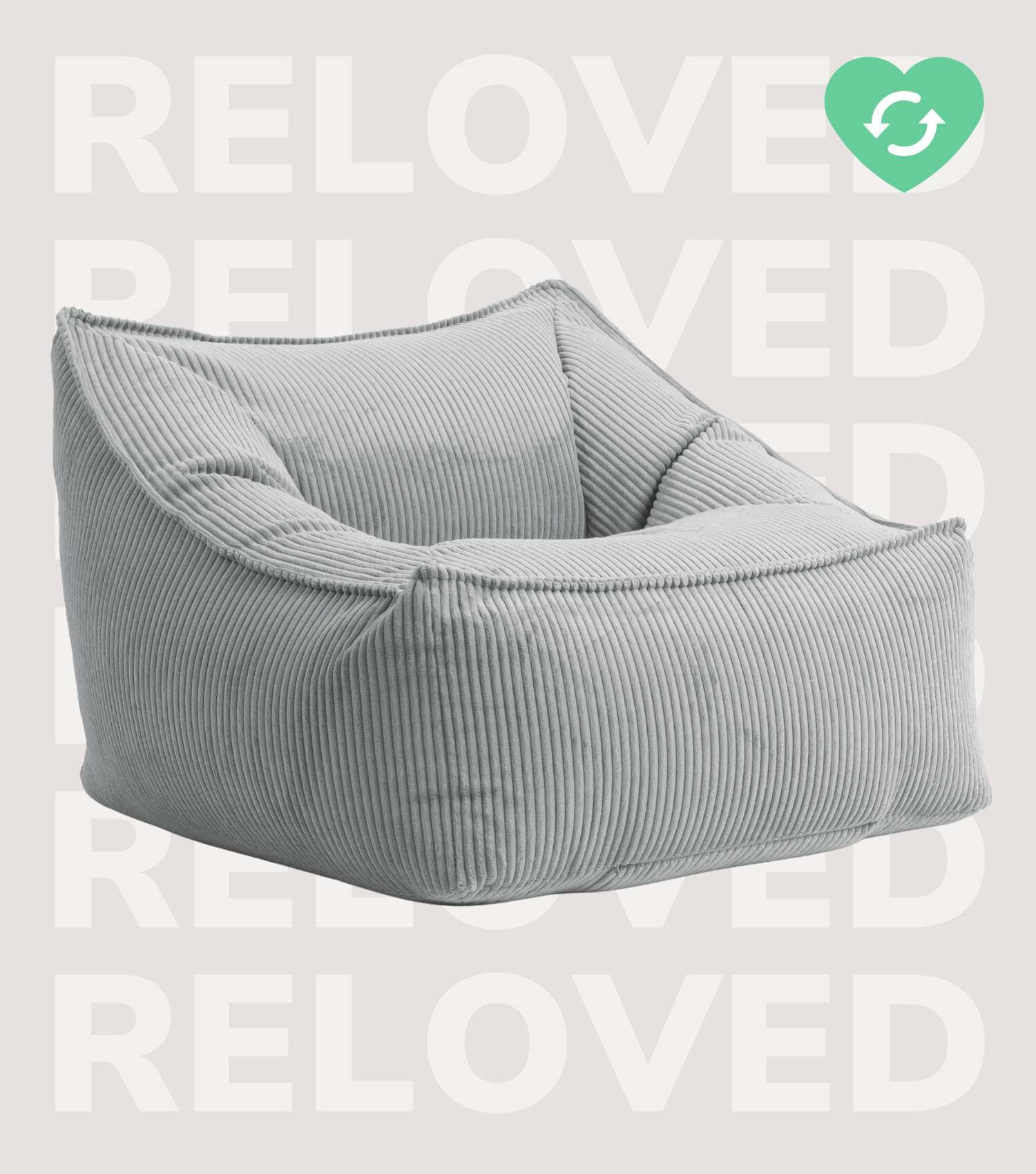 Cord Sessel Lesesessel XXL Sitzsack Sitzsack Cord Bean Bag Armlehnen