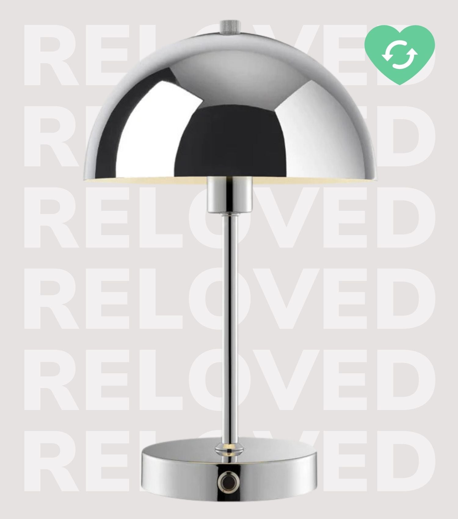 Tischlampe kabellos Akku Tischleuchte dimmbar aufladbar Nachttischlampe#sku_LP4trB_USBC_chrom_C