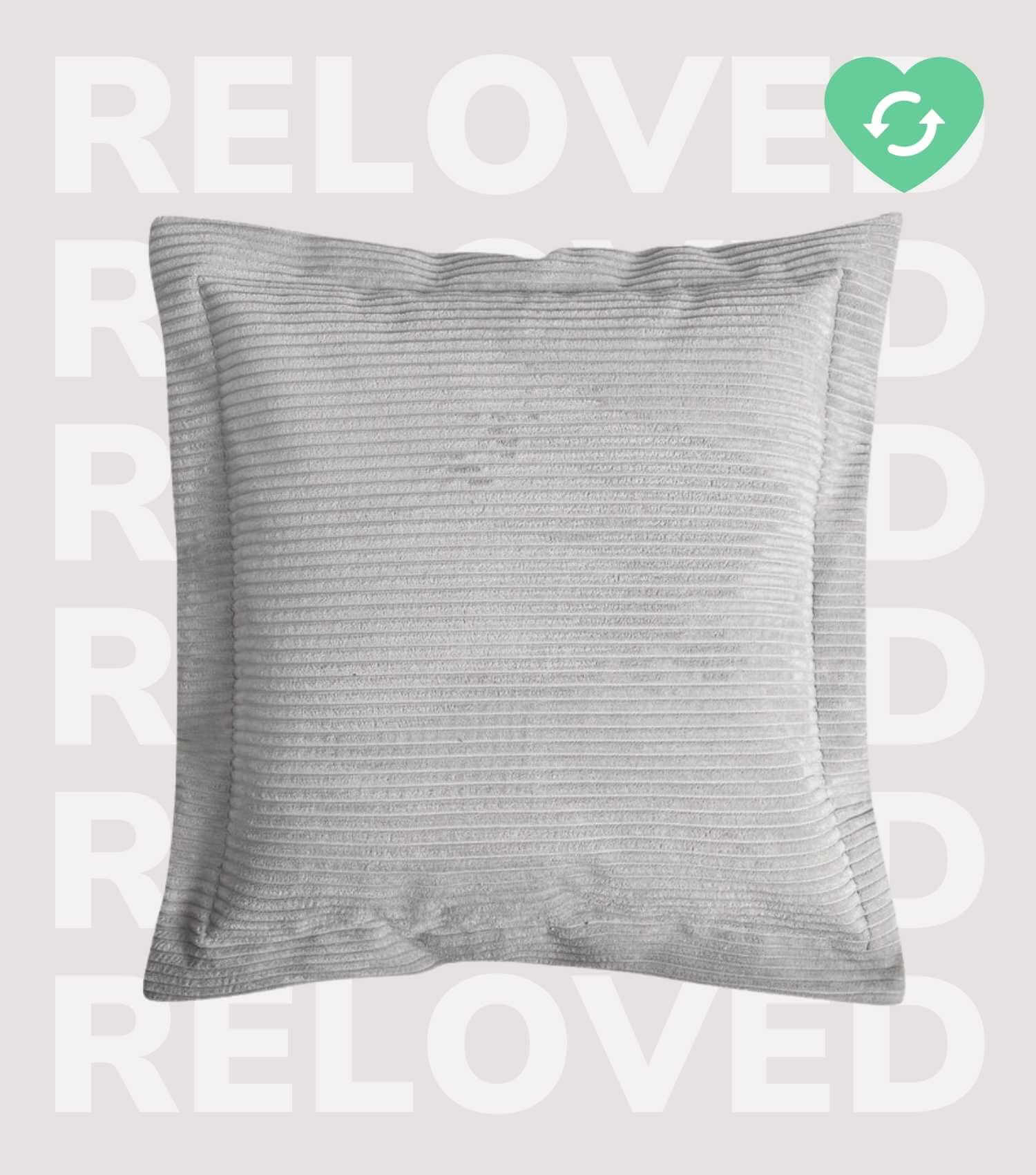 Sofakissen Dekokissen Zierkissen Couchkissen Flatterkissen Cordkissen#sku_PI9Poso-003grau_C