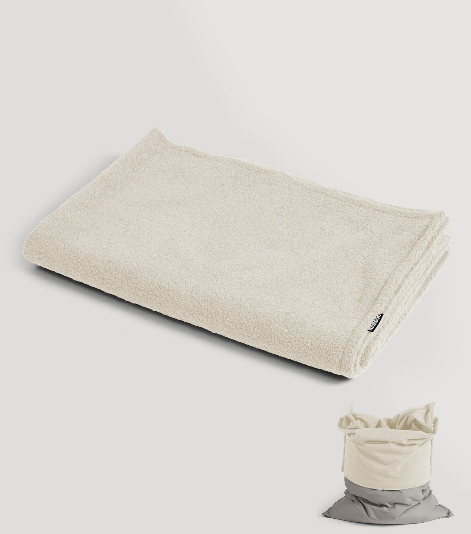 Cord Bezug Sitzsackcover Sitzsack Hülle Bean Bag Cover Sitzkissen#sku_CV1_BB5.2Felis-080natur